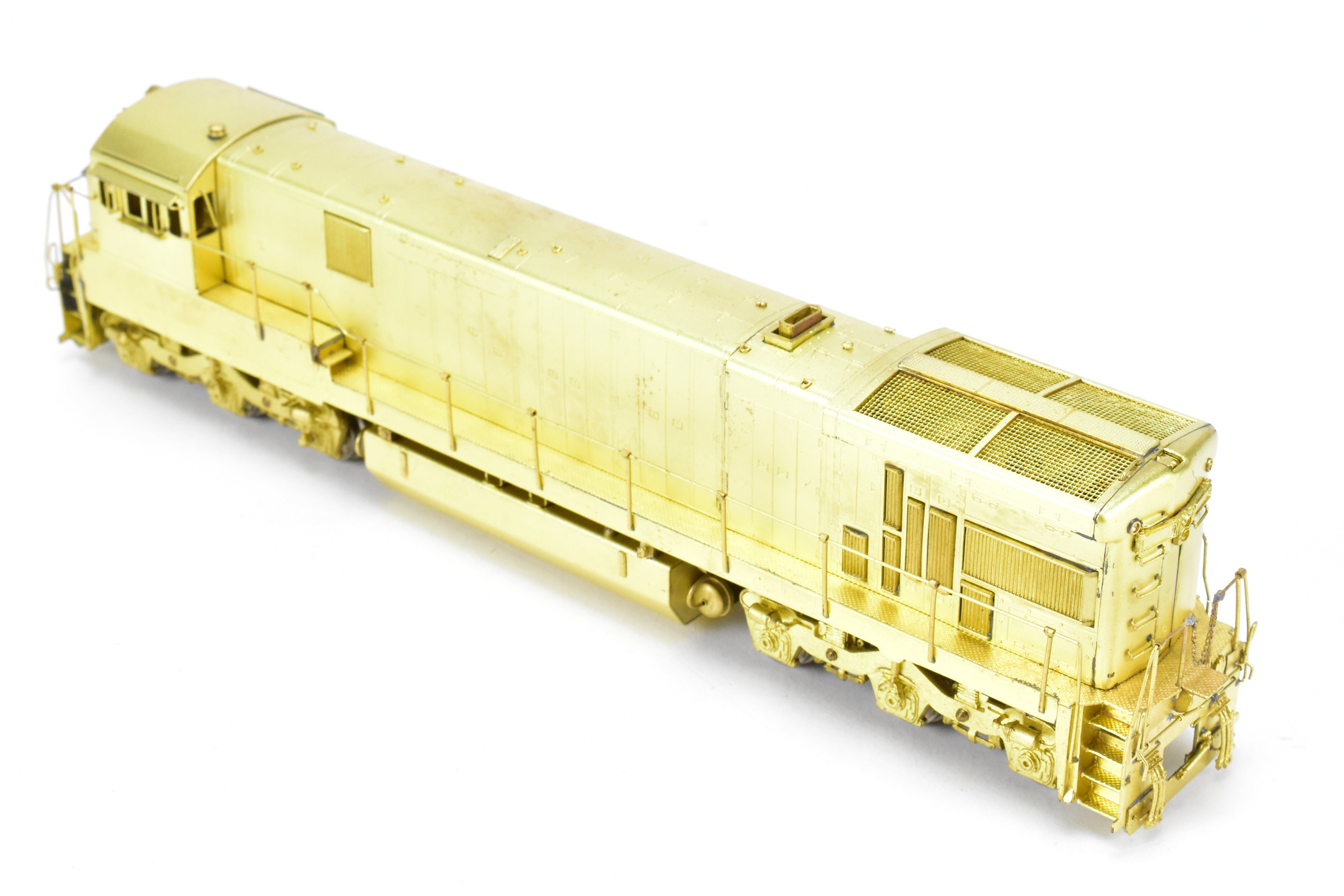 HO Scale Brass Model Train Locomotive - Overland Models Inc. GE C30 - 7 Four Window Cab for Various Roads