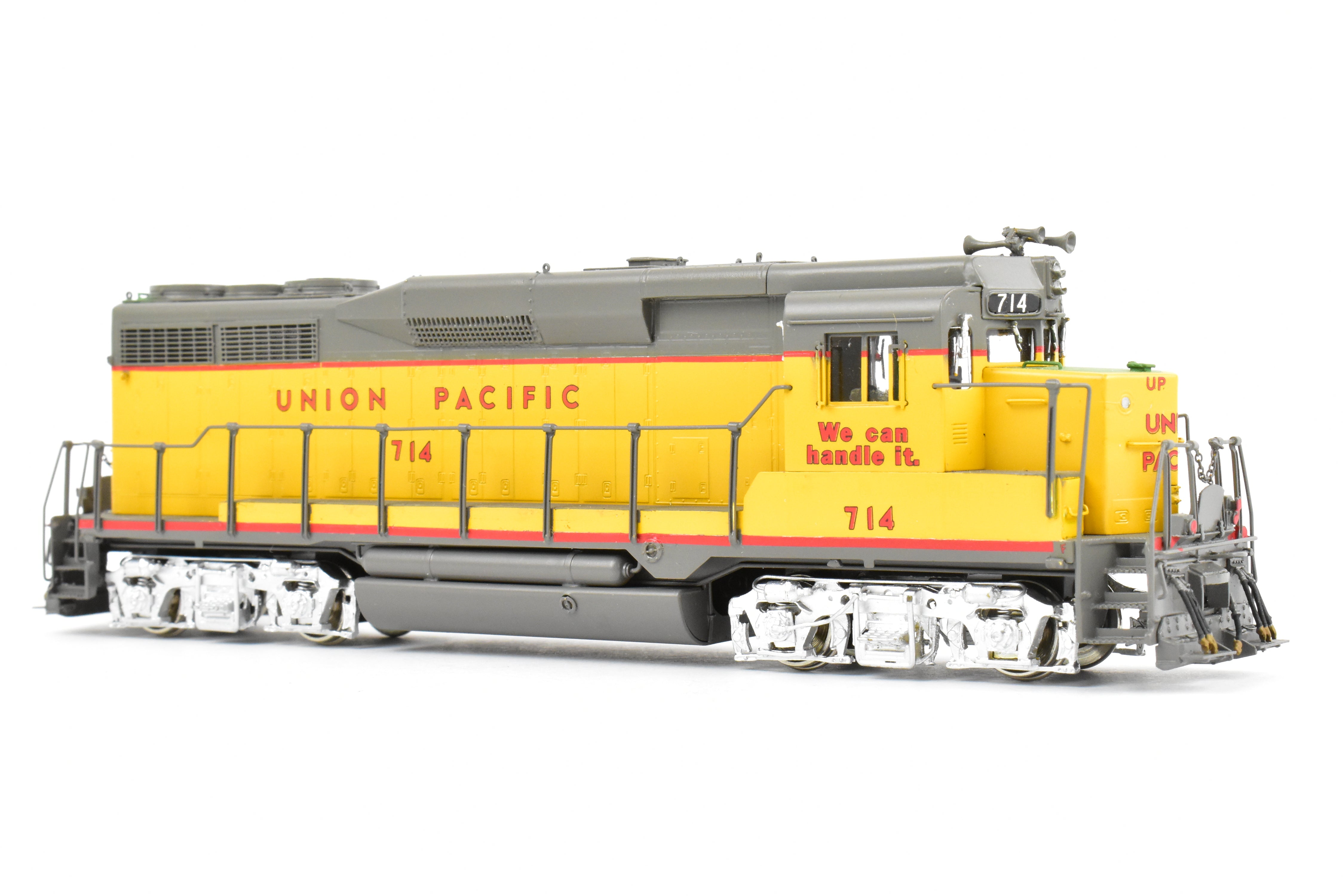 HO Scale Brass Model Train - Overland Models, Inc. Union Pacific EMD GP30 PH II Low Hood Locomotive from #700 to #735, Specifically CP #714