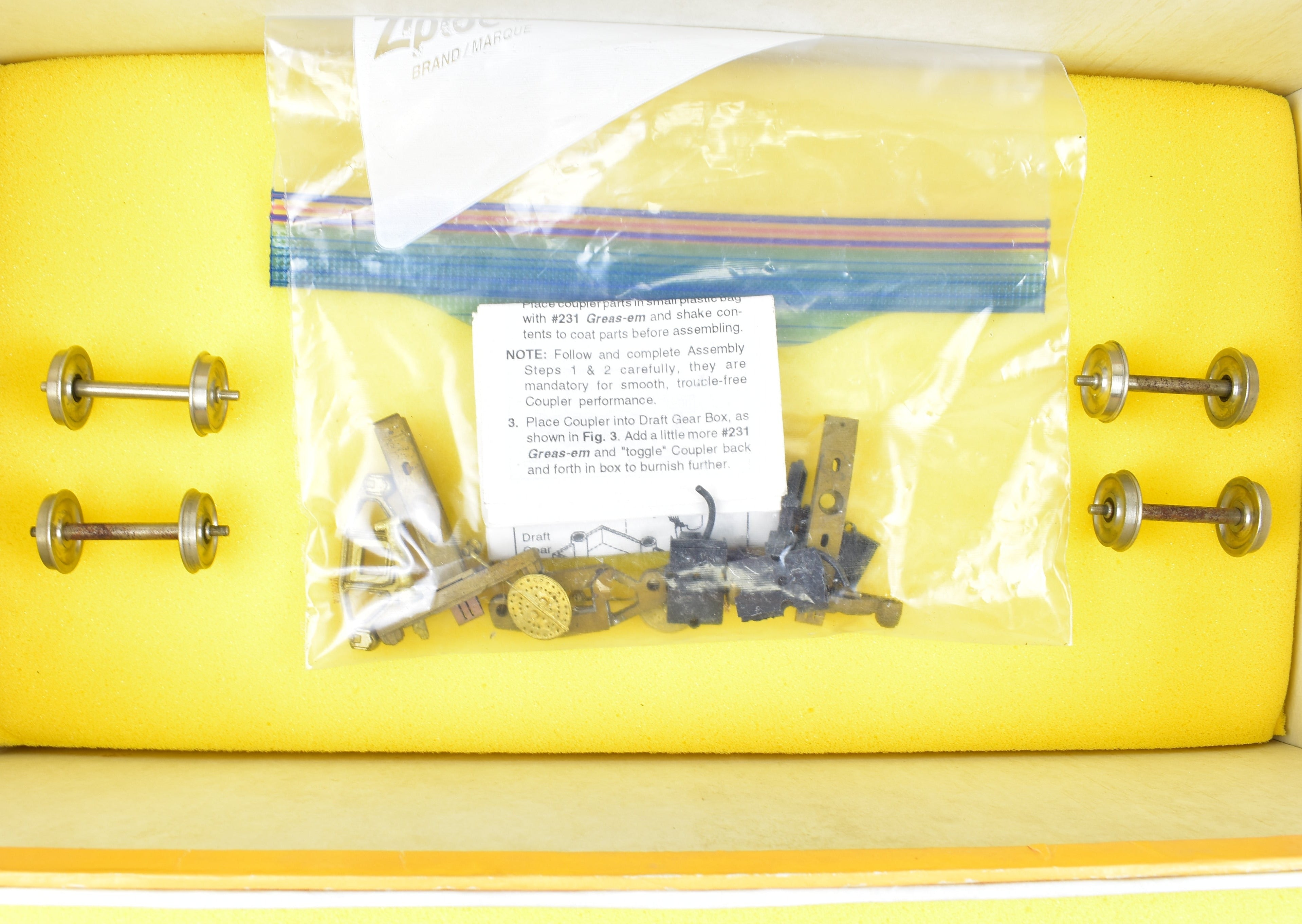 O Scale Brass Sunset Models ATSF - Santa Fe #1951 Steel Caboose, Partial Paint, No Trucks, As-Is