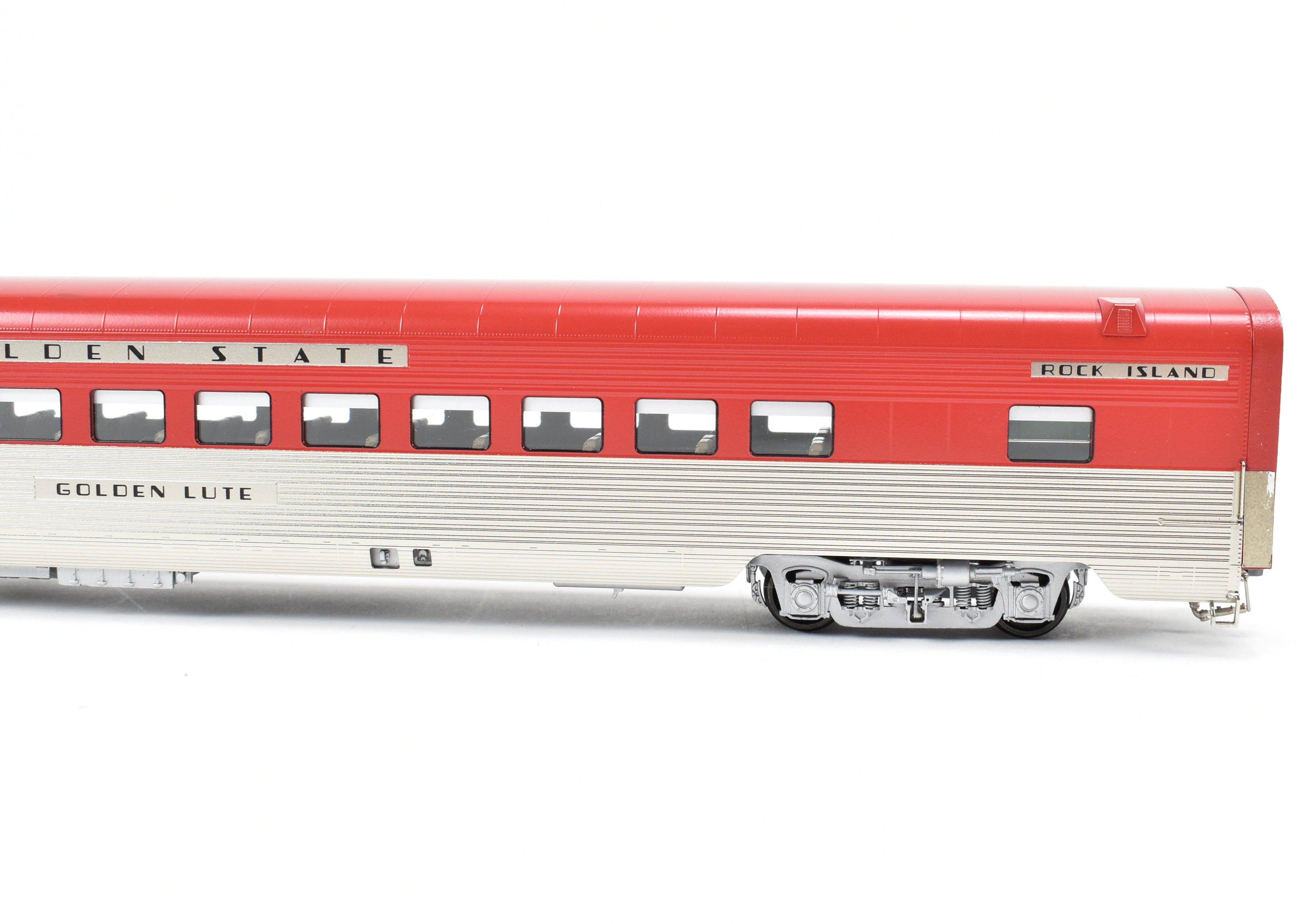 HO Scale Brass Challenger Imports CRI&P/SP 10-Car Passenger Train Set Factory Painted - Incomplete, Rock Island and Southern Pacific Golden State Edition