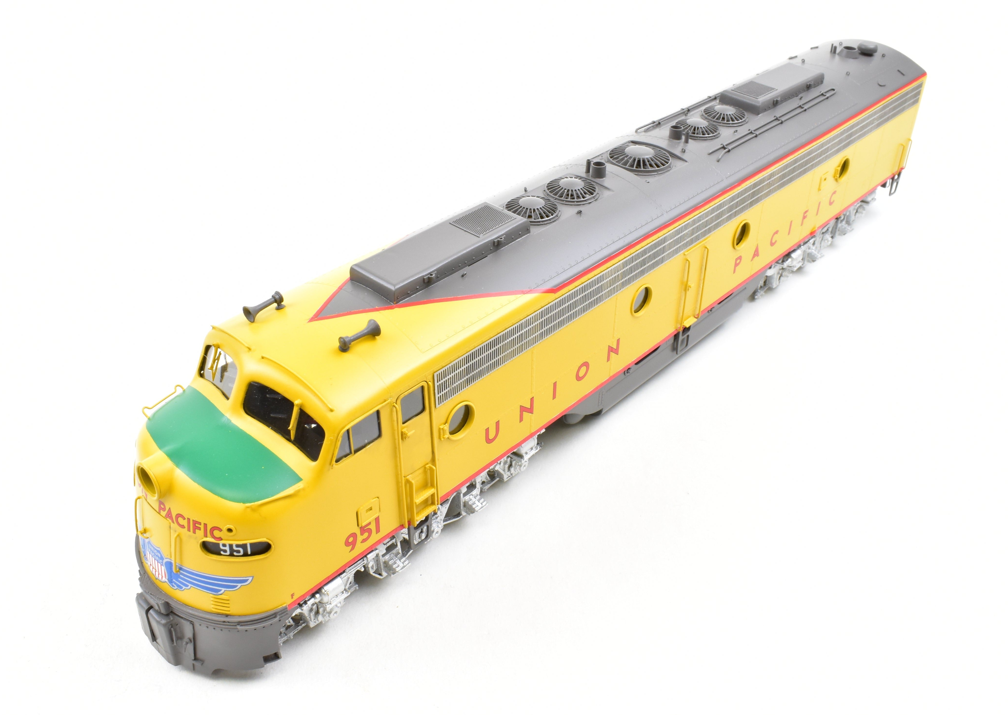 S Scale Brass Union Pacific (UP) EMD E8/9 A-Unit Model by River Raisin Models with Factory Painted Finish