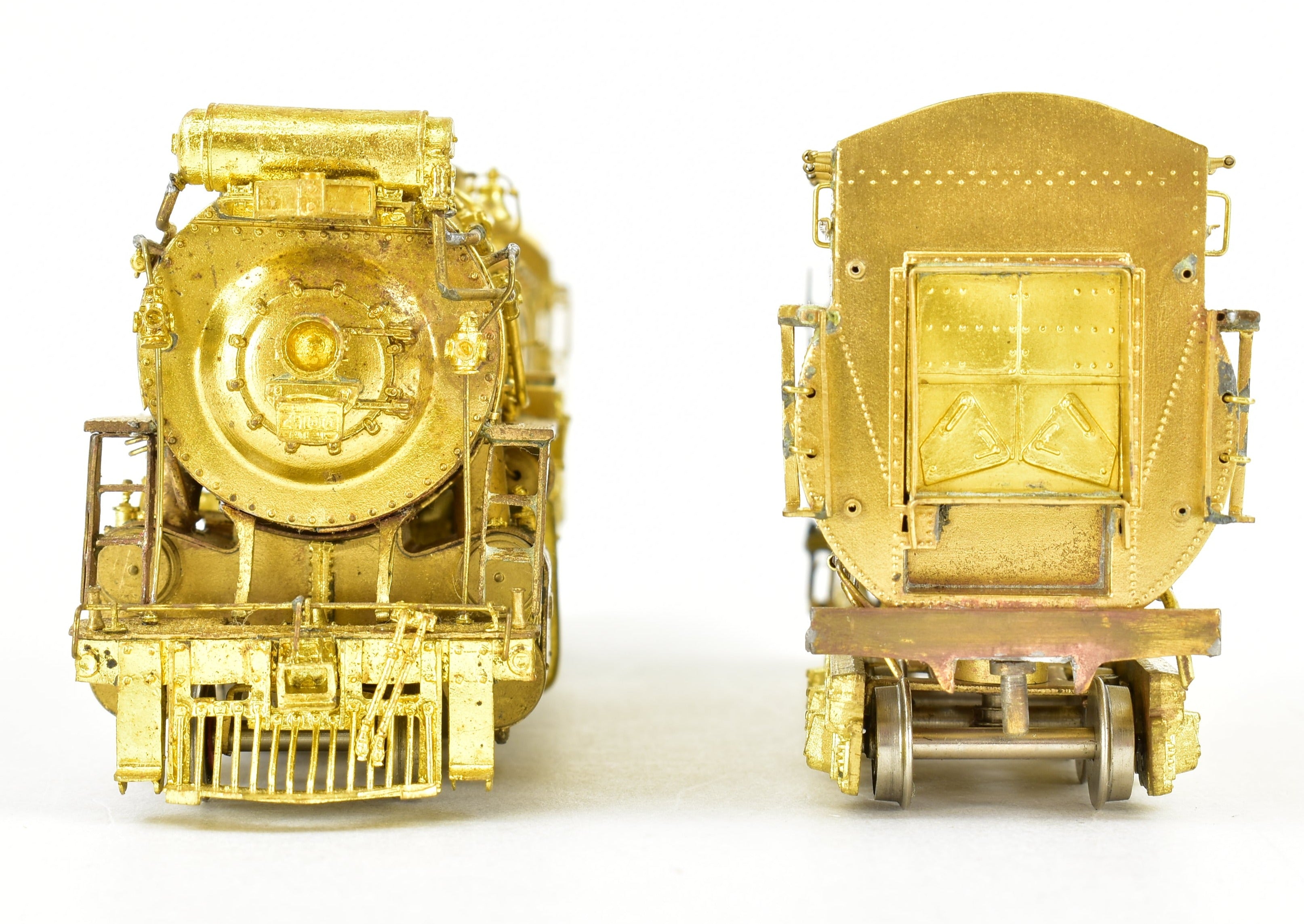 HO Scale Brass Model Train - Van Hobbies Canadian National Railway (CNR) 2-10-2 Class T-2a Locomotive #4100