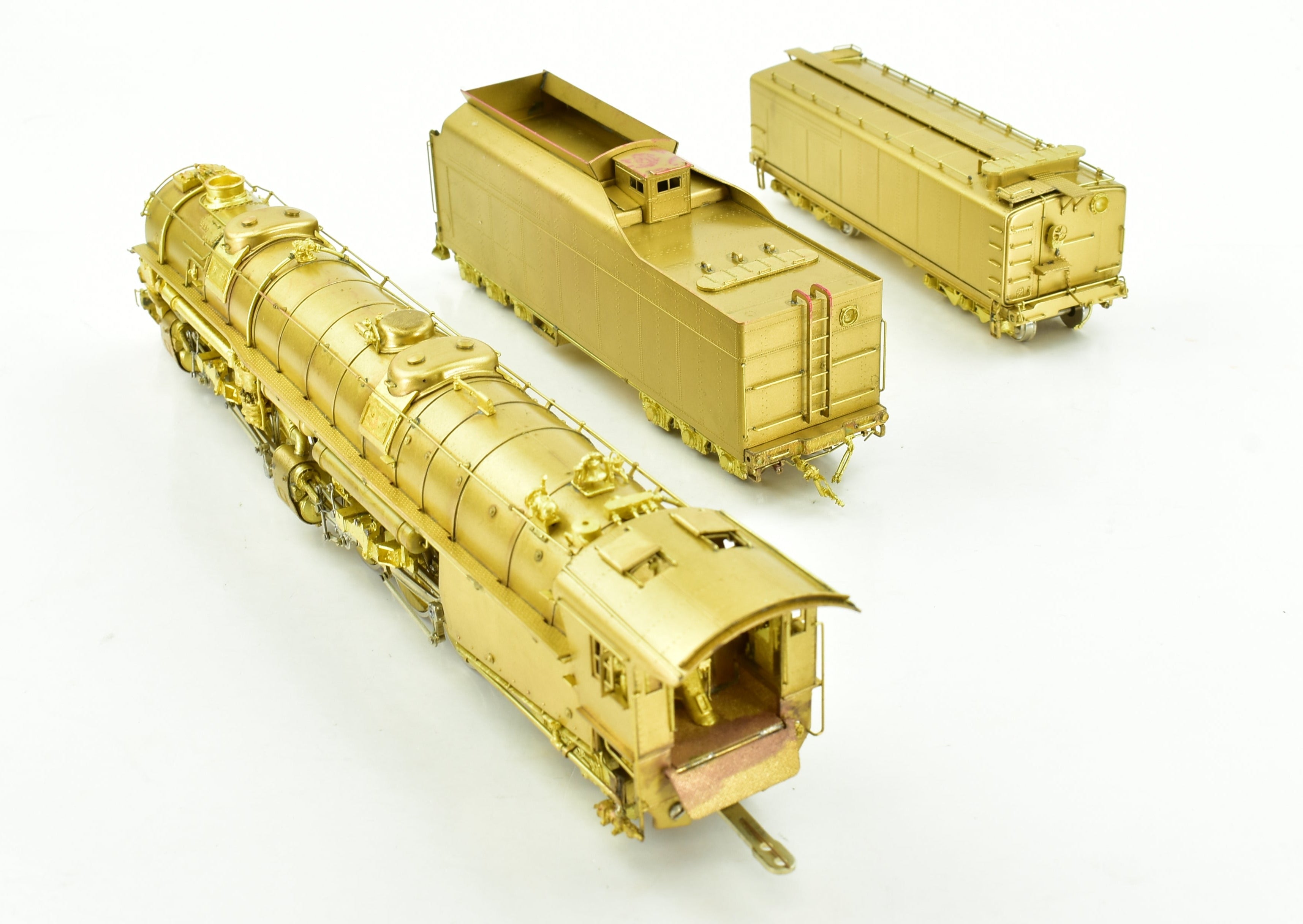 HO Scale Brass Model Train Key Imports Norfolk & Western Class A 2-6-6-4 Steam Locomotive with Auxiliary Water Car
