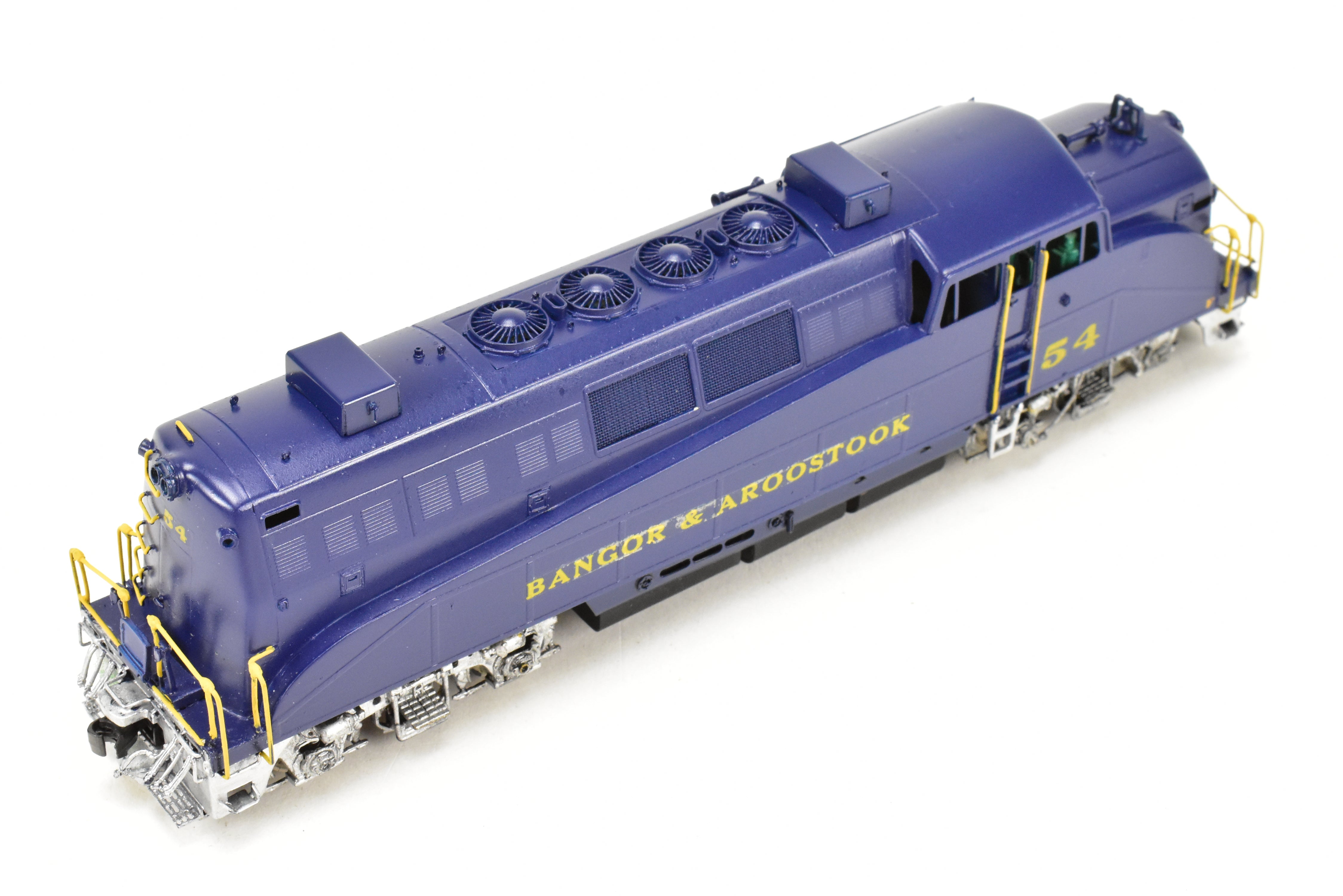 HO Brass OMI - Overland Models Inc. Bangor and Aroostook EMD BL - 2 Type B #54 with Blue Paint