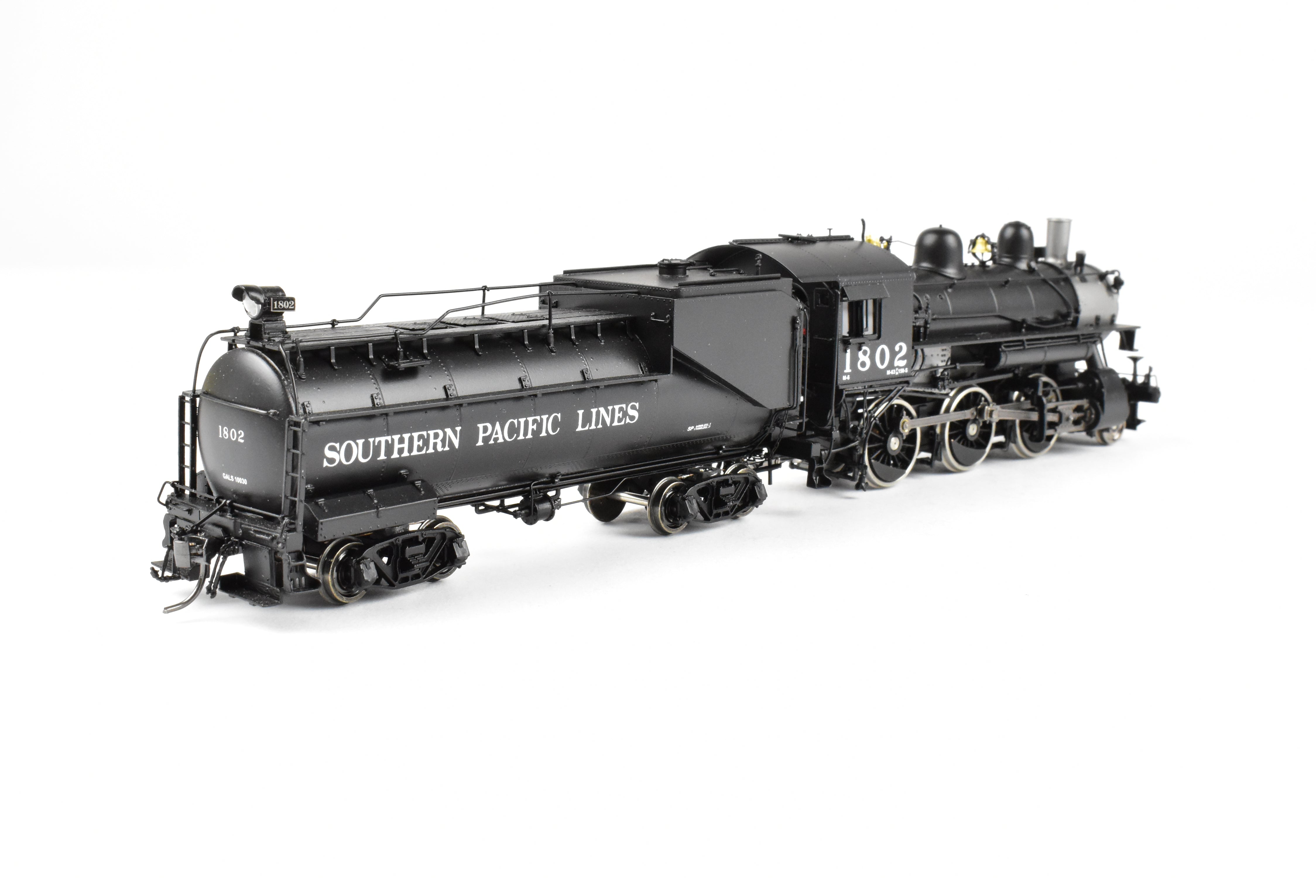 HO Scale Brass Precision Scale Co. Southern Pacific M - 6 Class 2 - 6 - 0 Factory Painted Locomotive No. 1802
