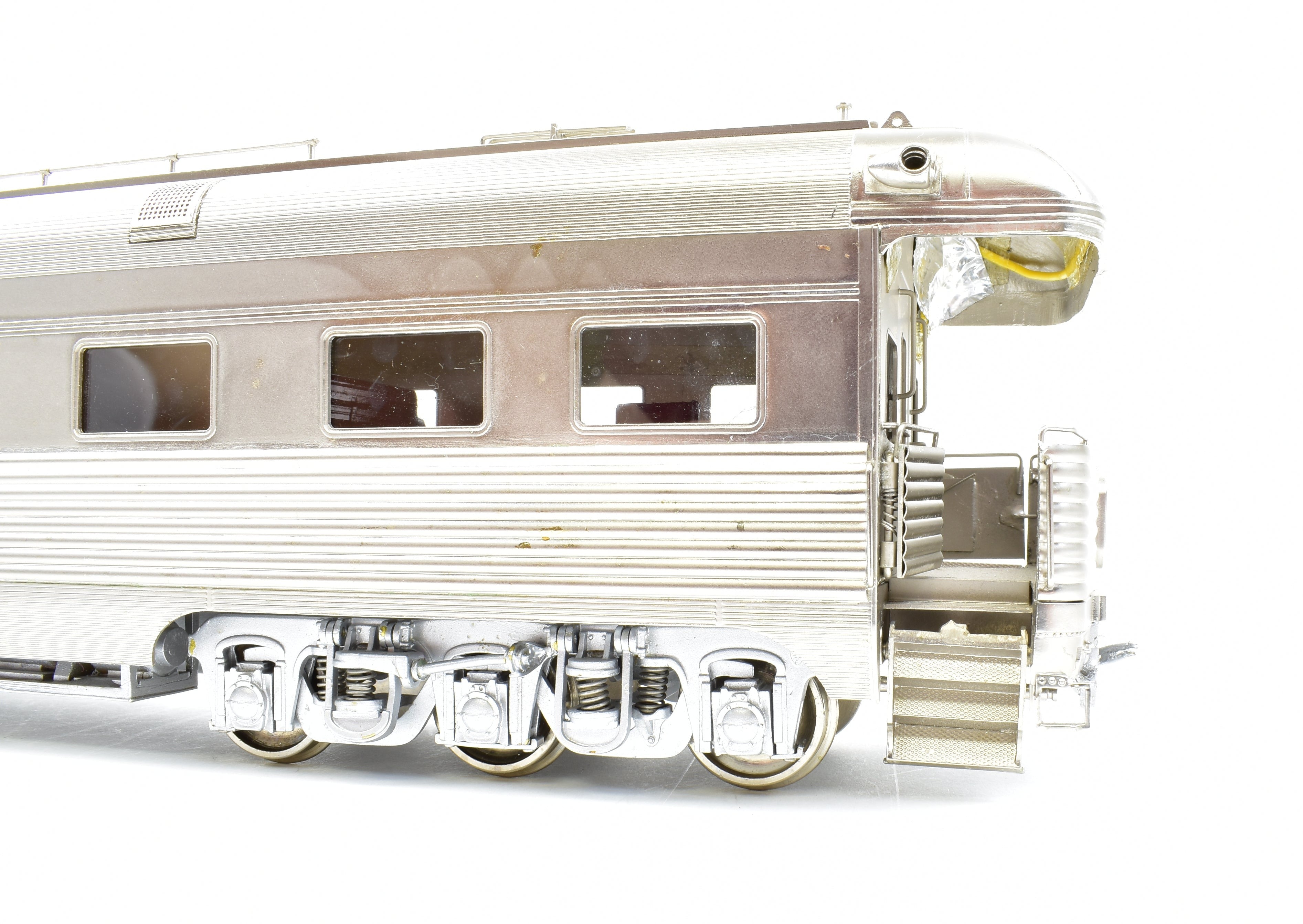 O Scale Brass Model of Pecos River Brass ATSF - Santa Fe Topkea Business Car without Interior Lights (Consignment Model)