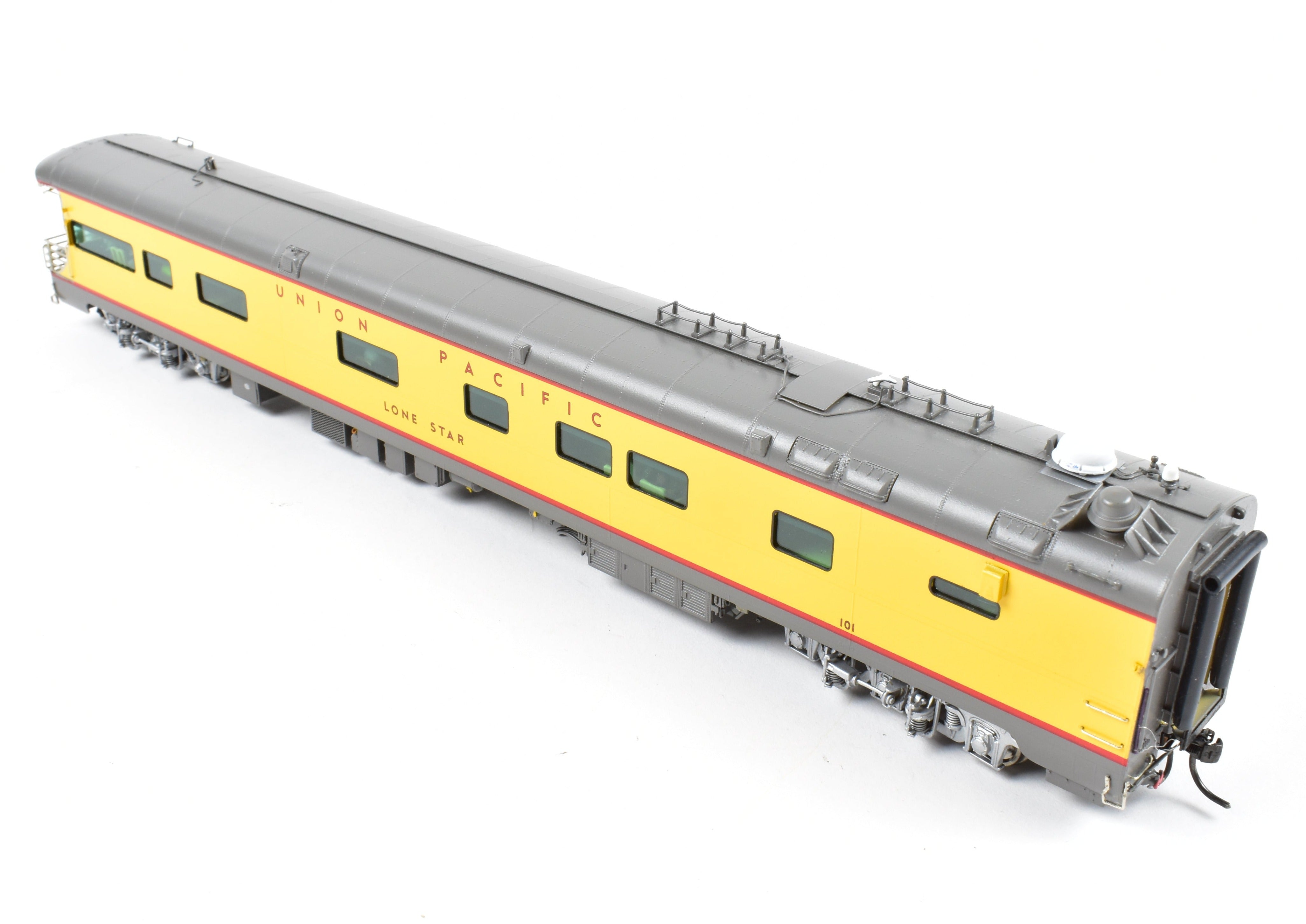 HO Scale Brass Union Pacific Lone Star Business Car Model by Overland Models, Inc. - No Lights and Sold As-Is