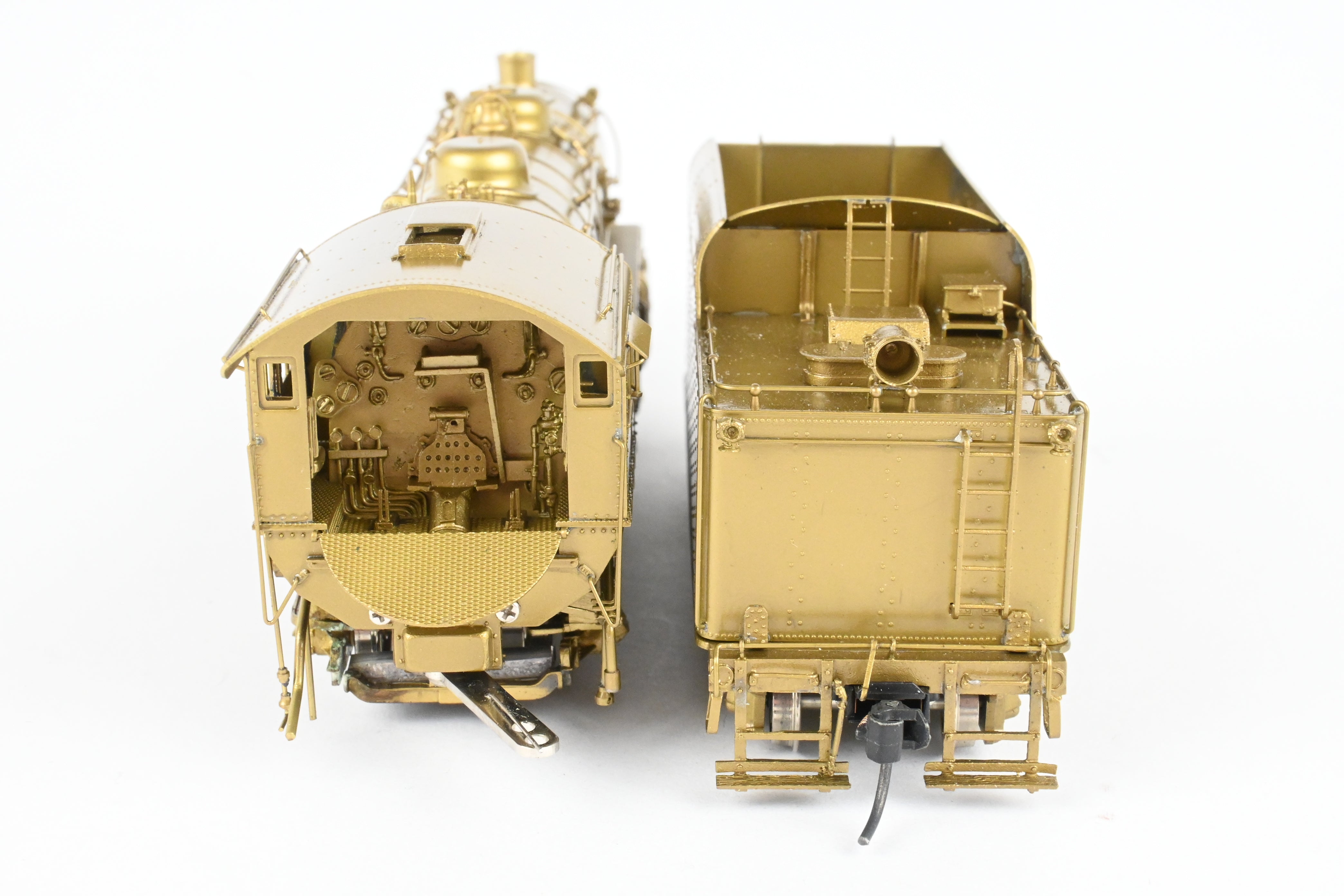 High - Quality HO Scale Brass Key Imported Steam Locomotive from NYC - New York Central #1594 H - 5s Class 2 - 8 - 2 Mikado Model