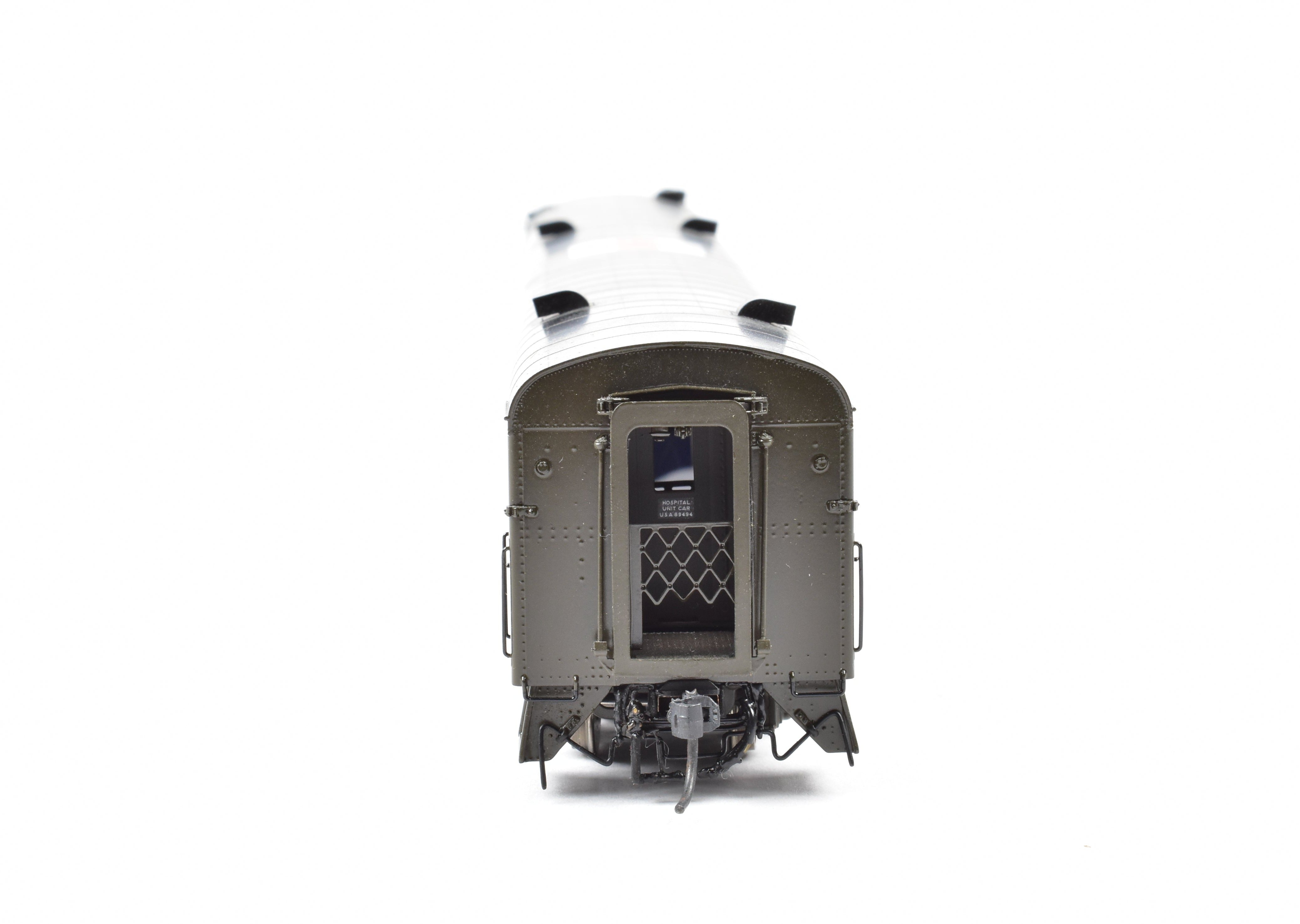 HO Scale Brass Consignment OMI - Overland Models, Inc. USAX - US Army Hospital Car for Freight/Passenger Use