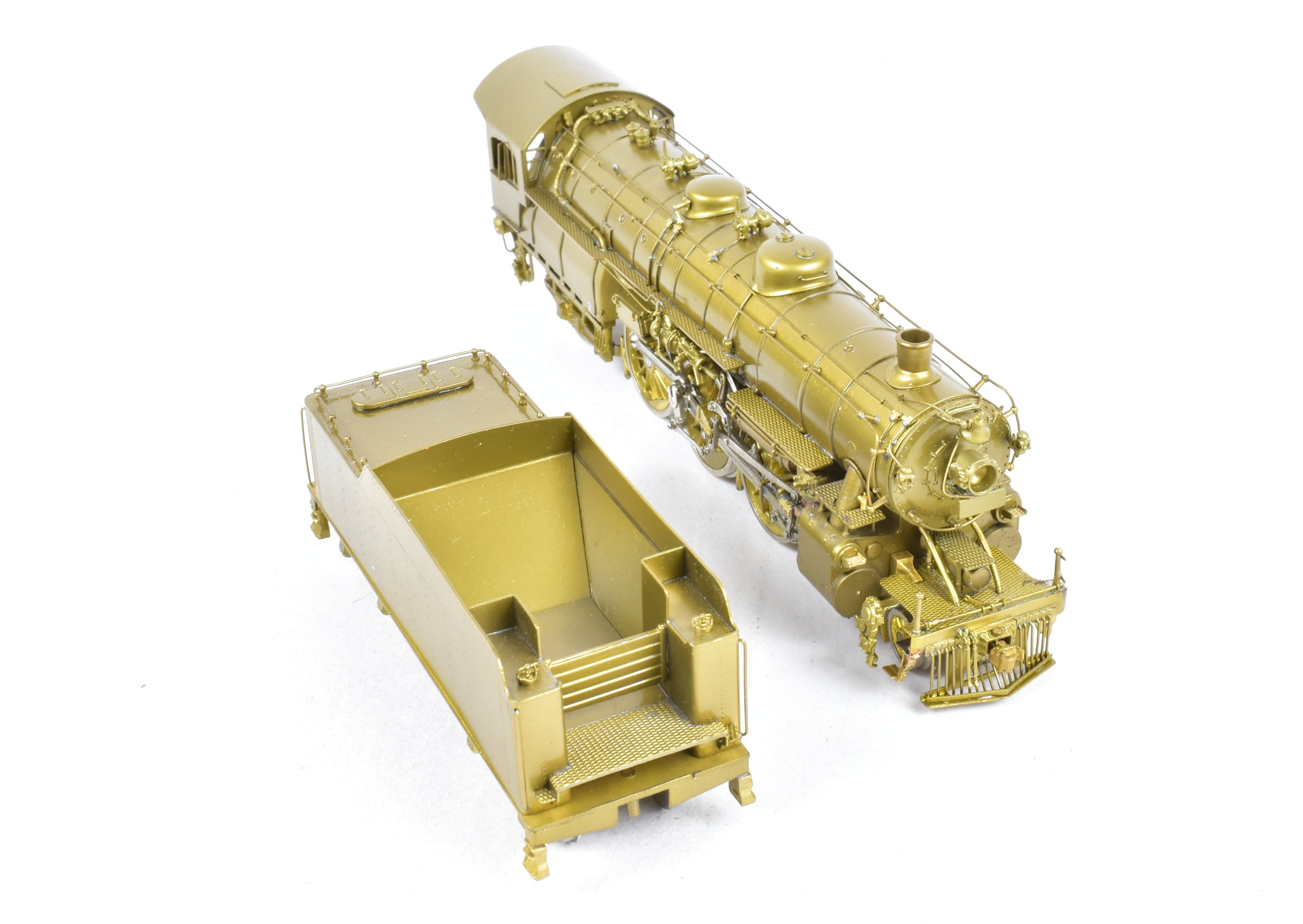 HO Scale Brass Empire Midland Reading 4-6-2 G-2SA Pacific Model Train with Reboxed Packaging and New Boo-Rim Gearbox