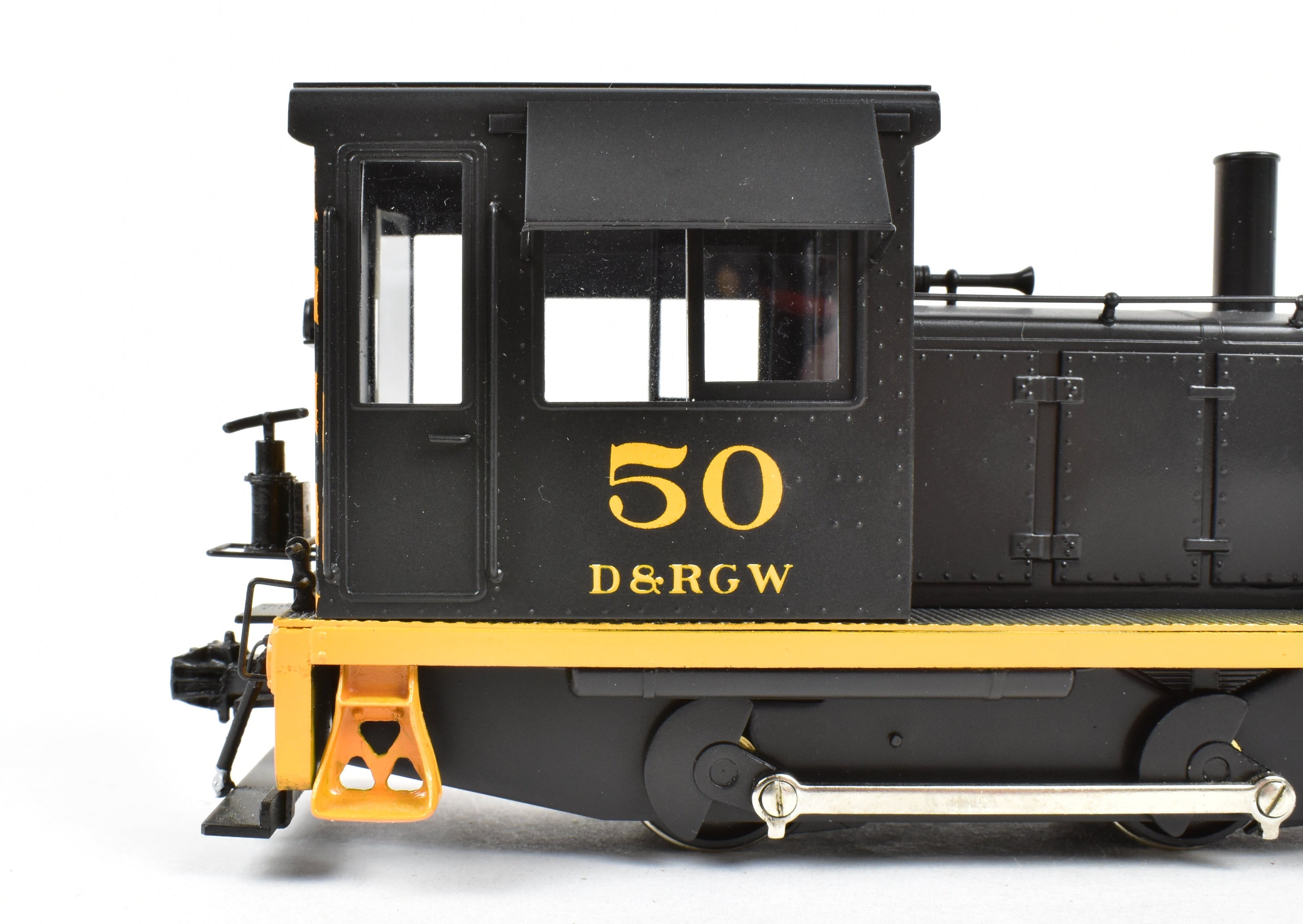 1971 Pro - Painted On3 Brass PFM Denver & Rio Grande Western Diesel Switcher #50