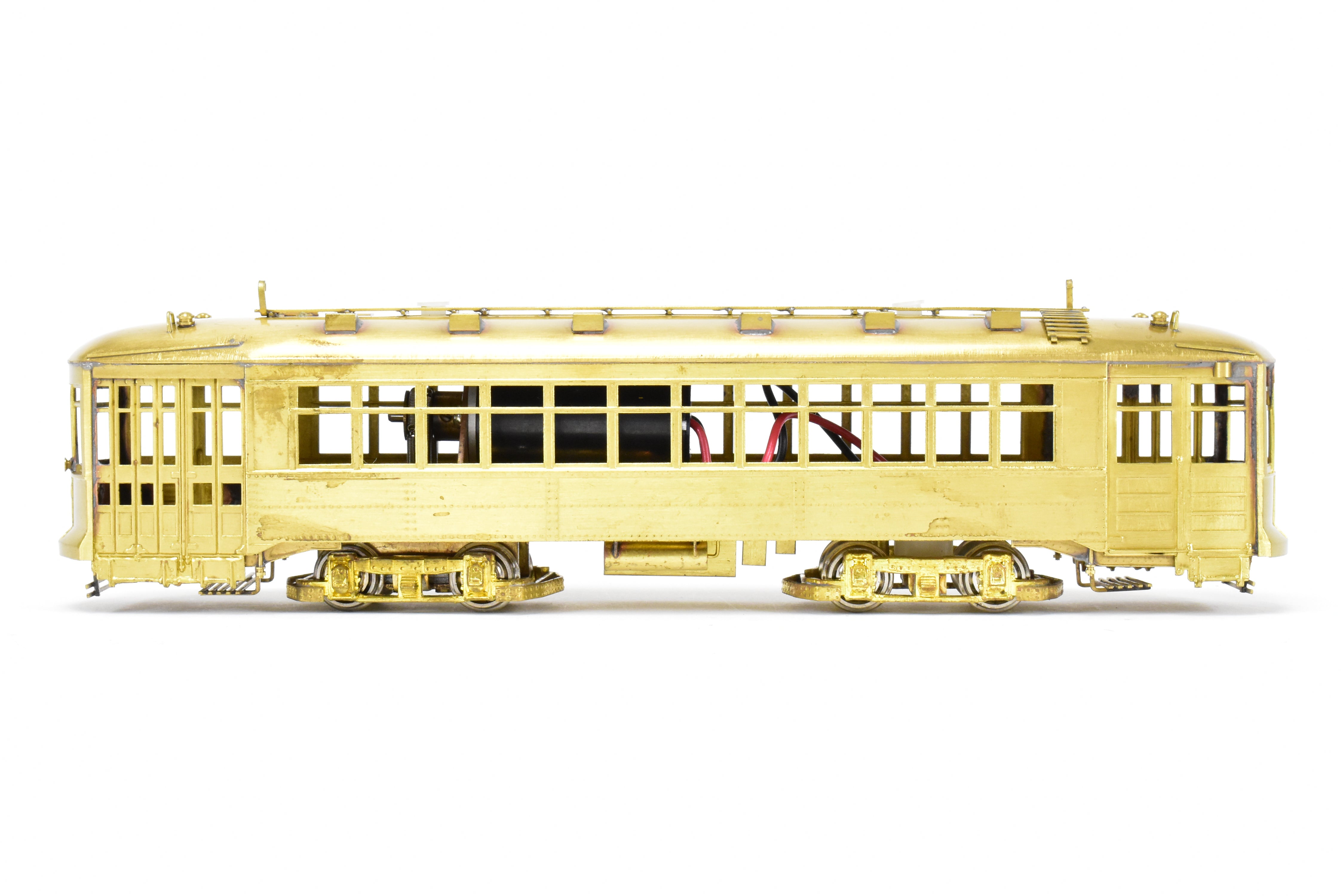 HO Scale Brass Fairfield 345 - 2 CSL Chicago Surface Lines #169 Two - Man City Car