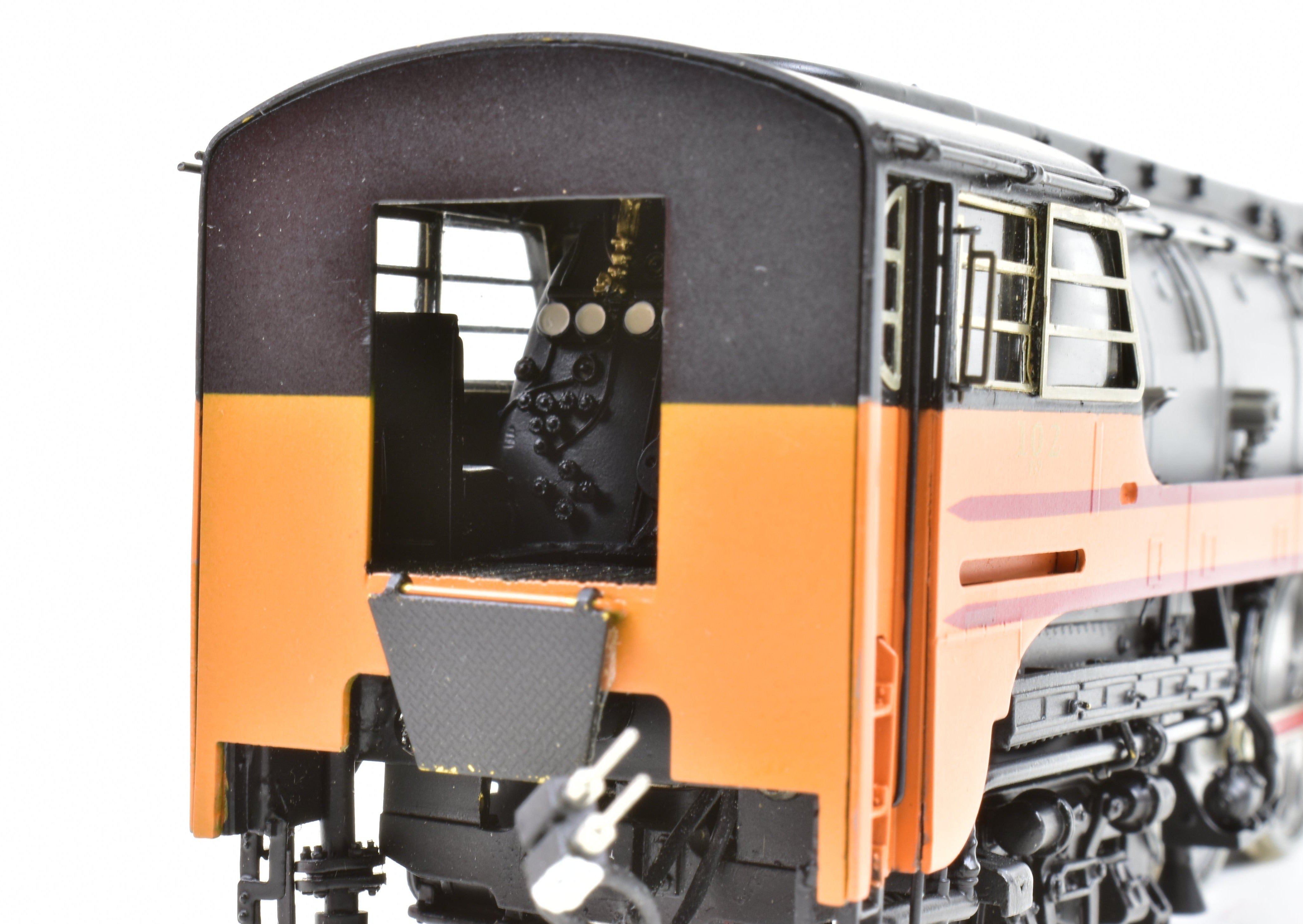 HO Scale Brass Precision Scale Co. Model Train - Milwaukee Road 4-6-4 F-7 Hudson Steam Locomotive As Built #102