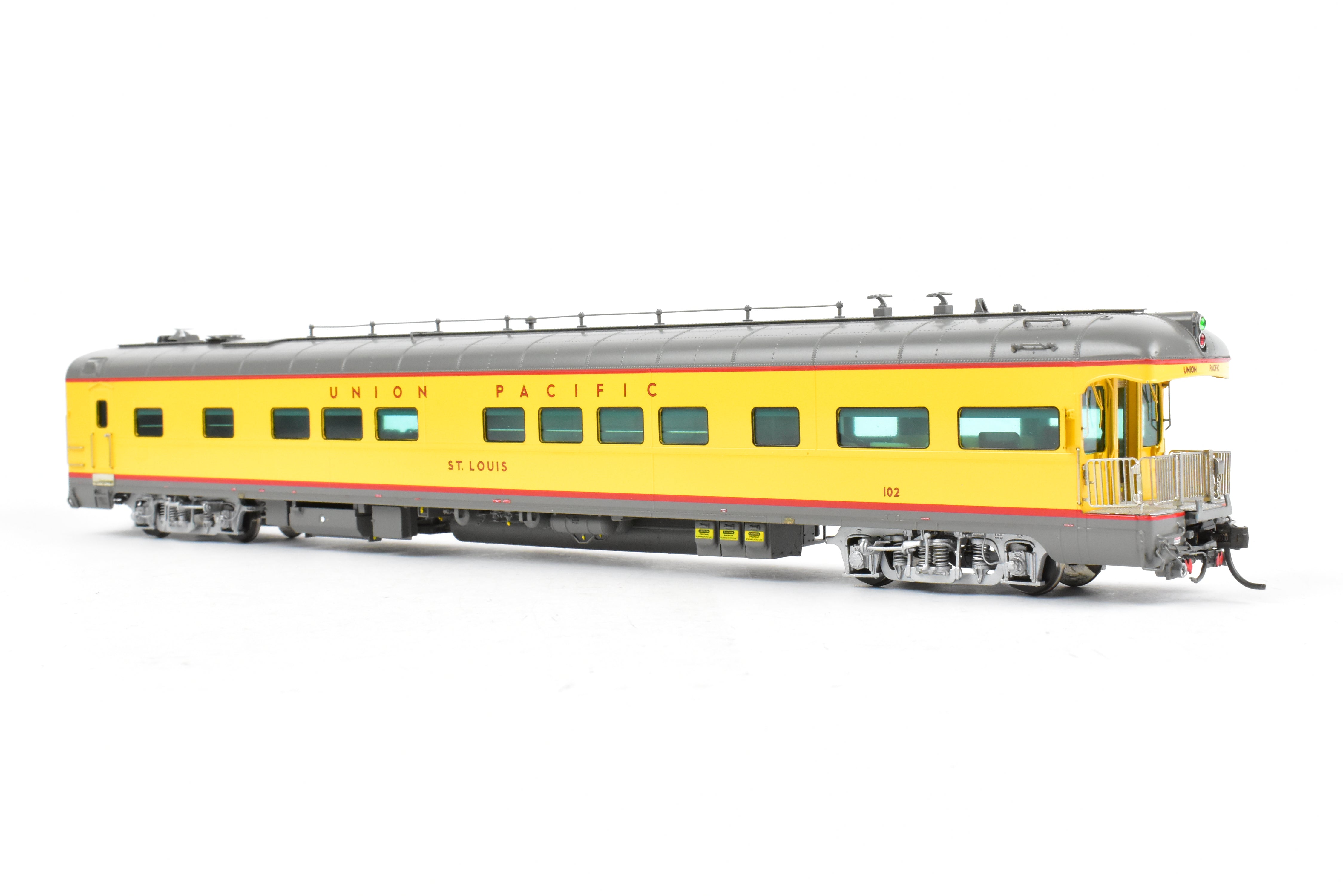 HO Brass OMI - Overland Models Union Pacific St Louis Business Car FP 102 w/Lights