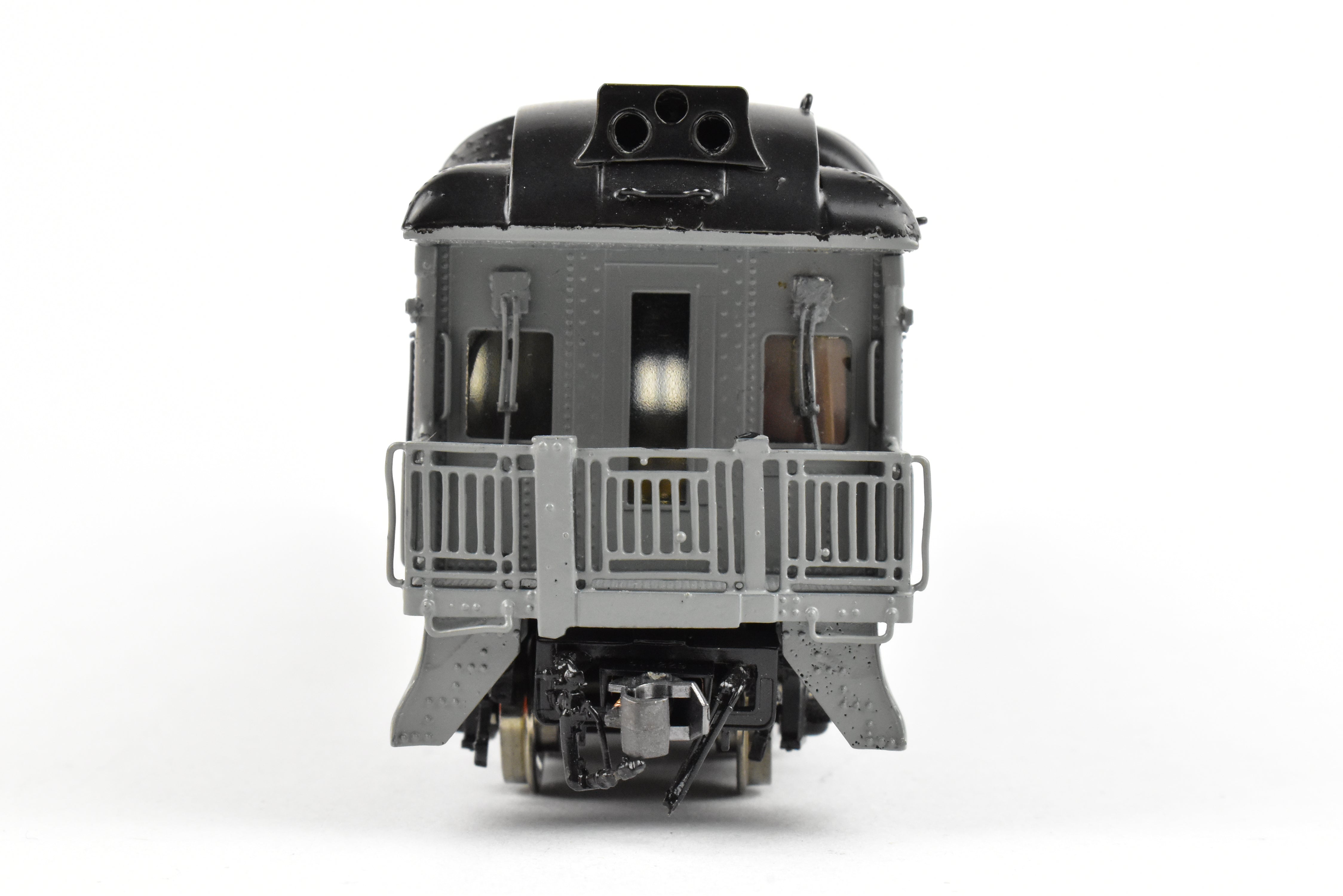 HO Brass Precision Scale Co. Southern Pacific Sacramento Business Car in Factory Two-Tone Gray