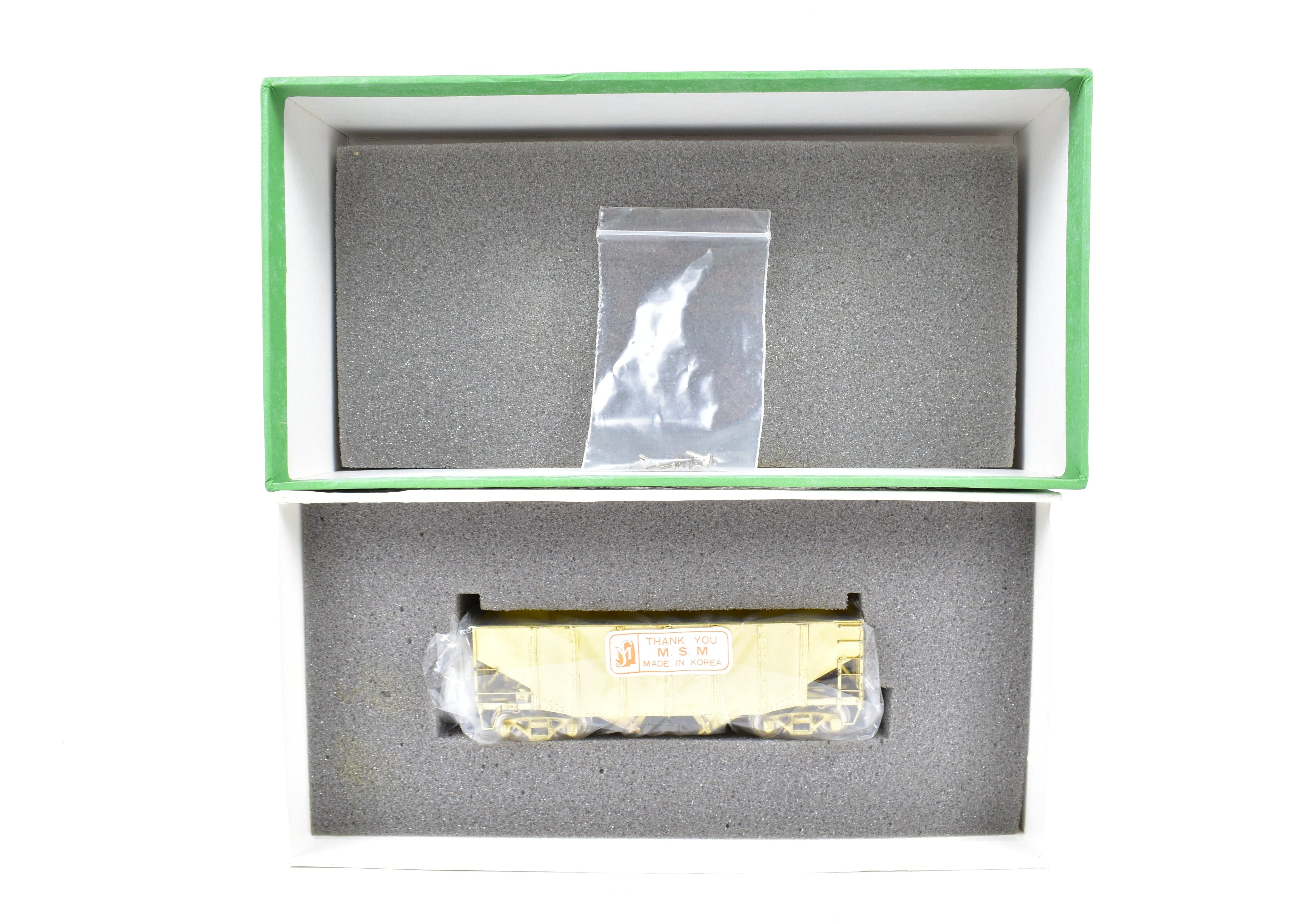 HO Brass OMI D&H 55-Ton 2-Bay Hopper in Near-New Condition