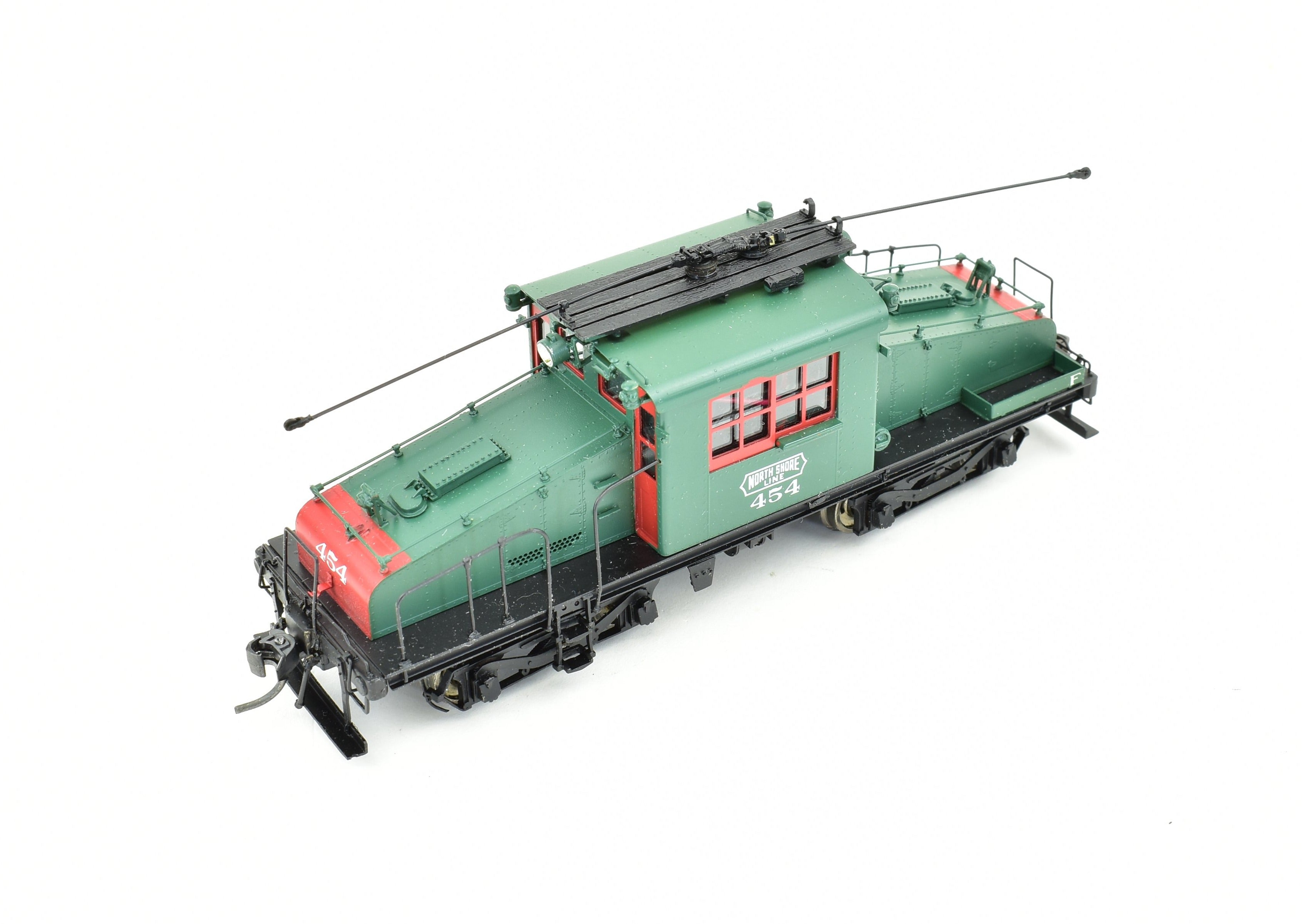 HO Scale Brass CNS&M North Shore Line GE - ALCO Steeple Cab Electric #454 FP Model