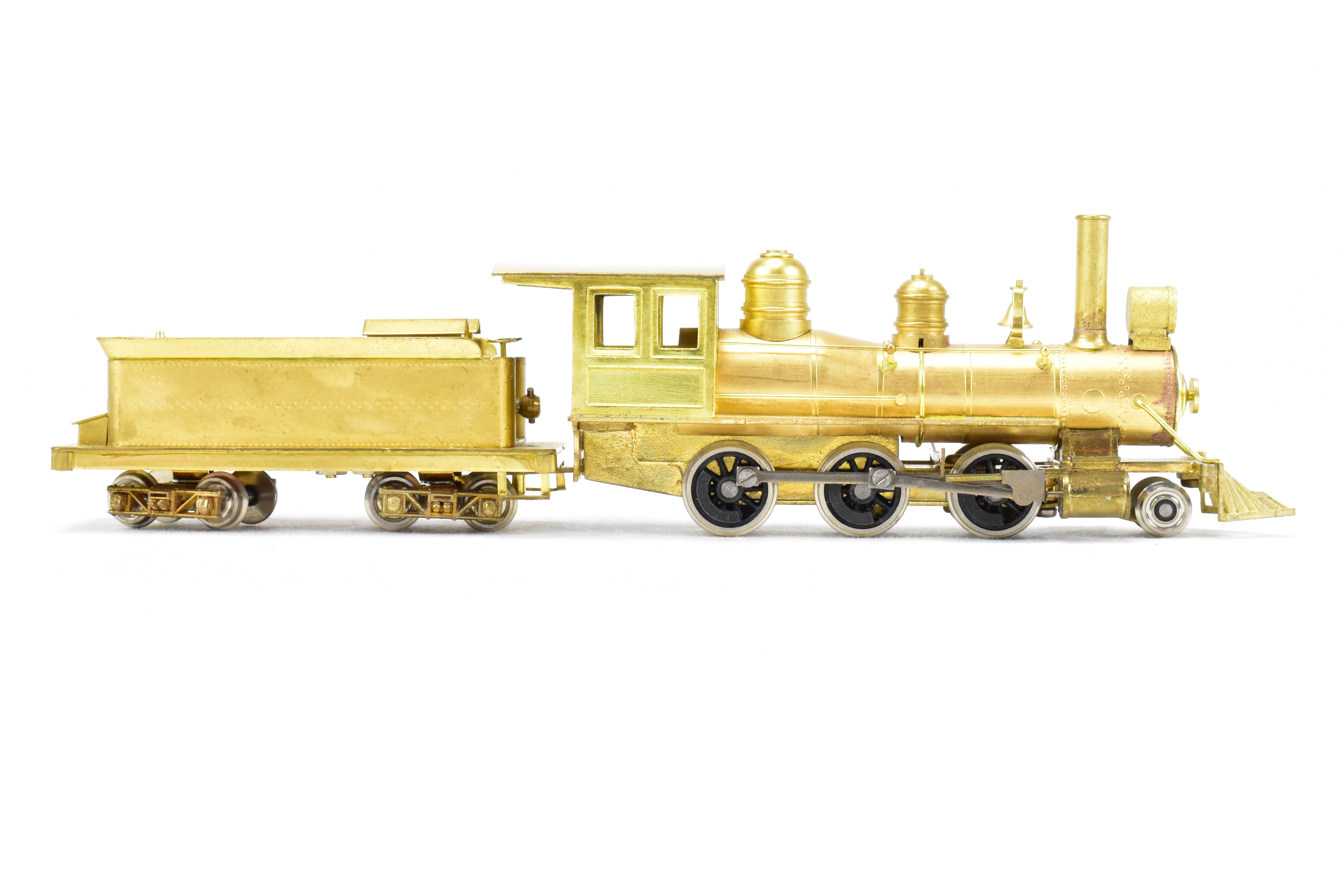 HOn3 Scale Brass Model Train - Far East Distributors Mogul 2-6-0 Steam Locomotive from Circa 1910 in Spartan Series