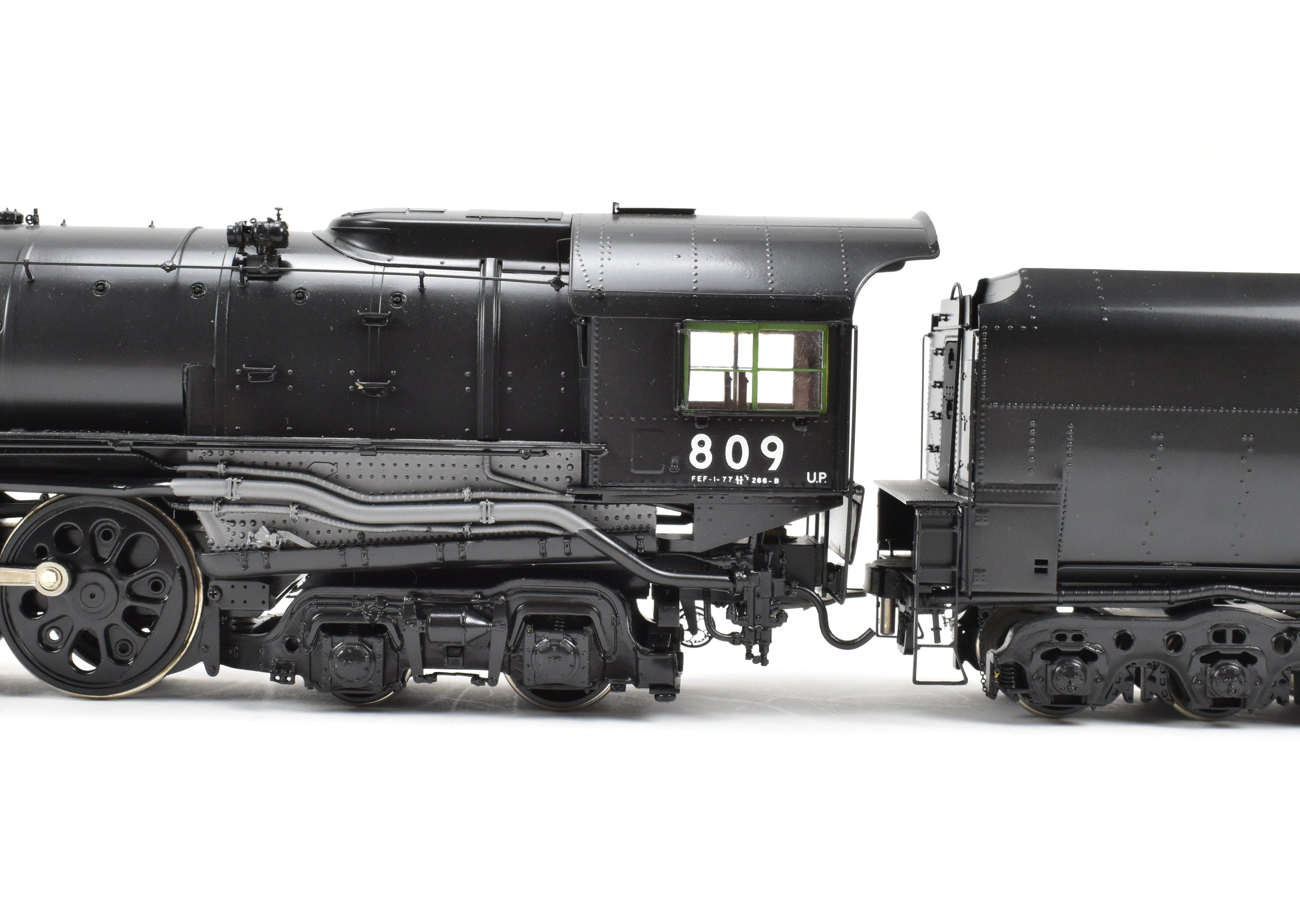 O Scale Brass Model Train - Overland Models, Inc. Union Pacific FEF - 1 4 - 8 - 4 Factory Painted Locomotive No. 809 As - Delivered