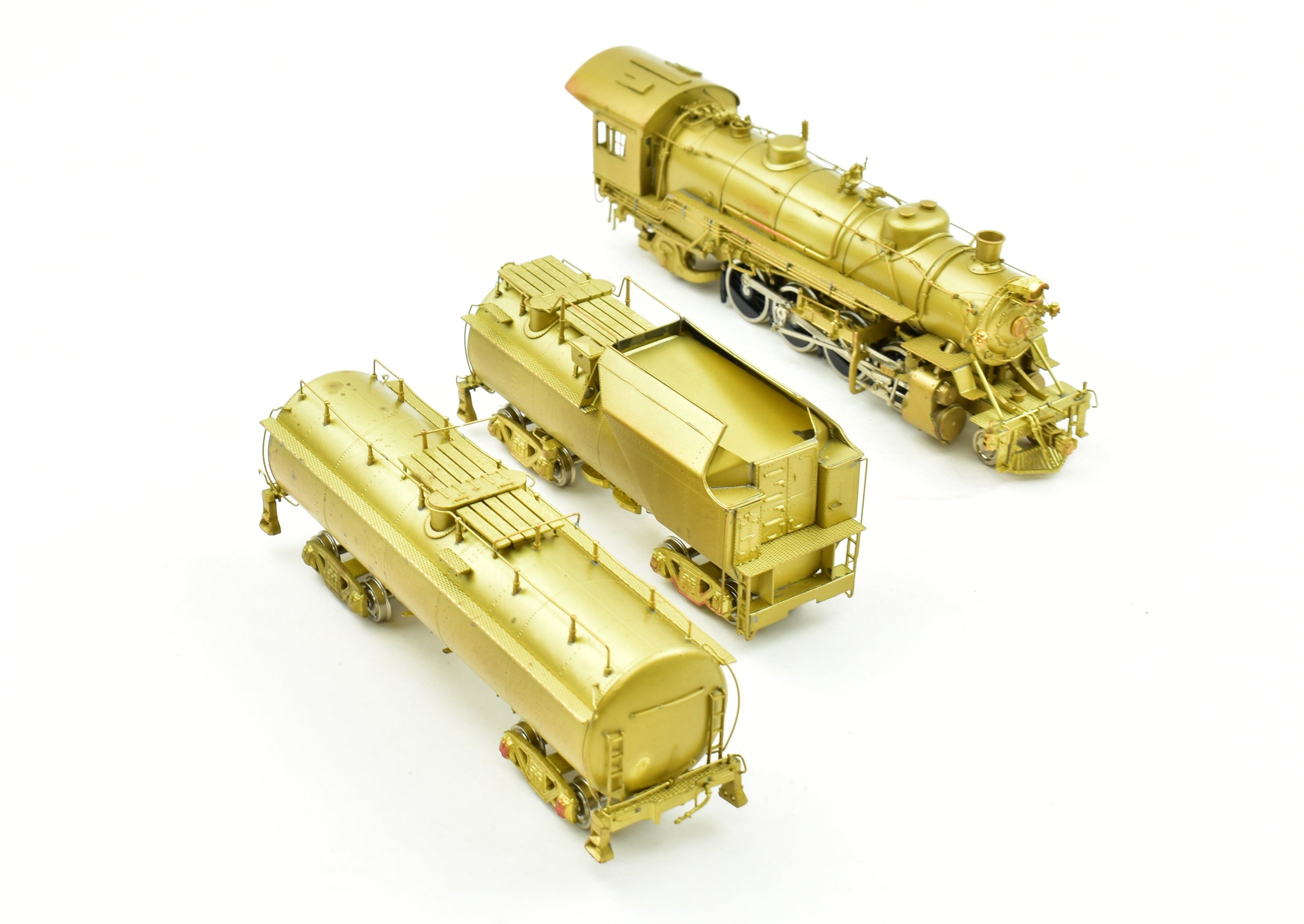 HO Scale Brass Model Train - Westside Model Co. Baltimore & Ohio Q - 4b 2 - 8 - 2 Mikado Steam Locomotive With Auxiliary Tender