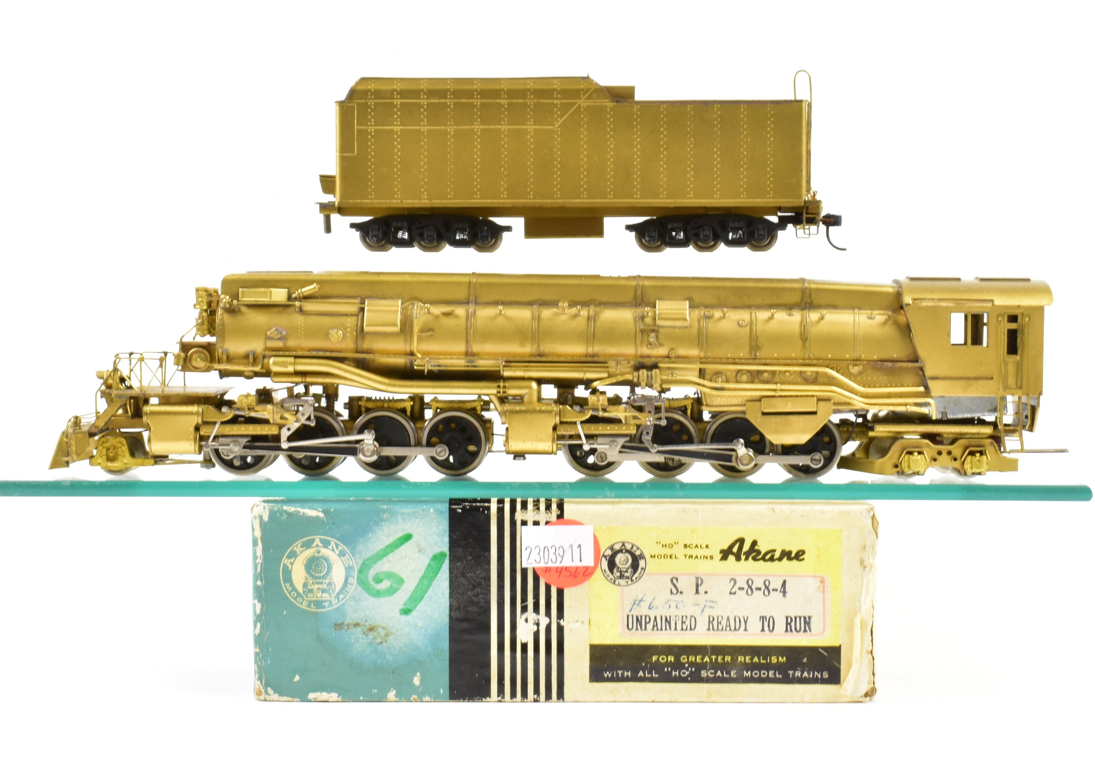 HO Scale Brass Gem Models Akane SP Southern Pacific AC - 9 2 - 8 - 8 - 4 Coal Version
