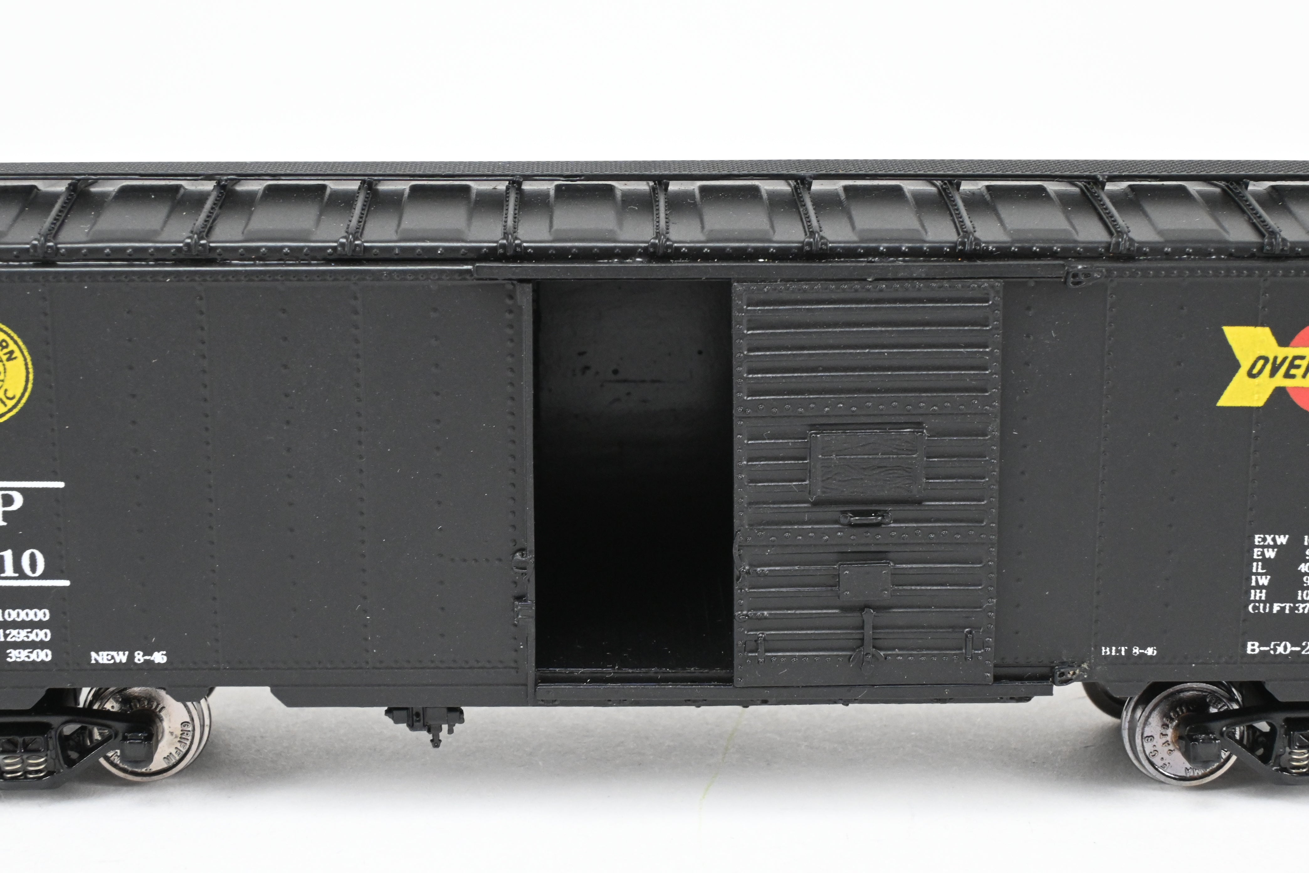 HO Scale Brass Model of Southern Pacific Overnight Boxcar B-50-24 Class with ASF A-3 Trucks, Beaver Creek Special Collector's Edition, FP No. 97810