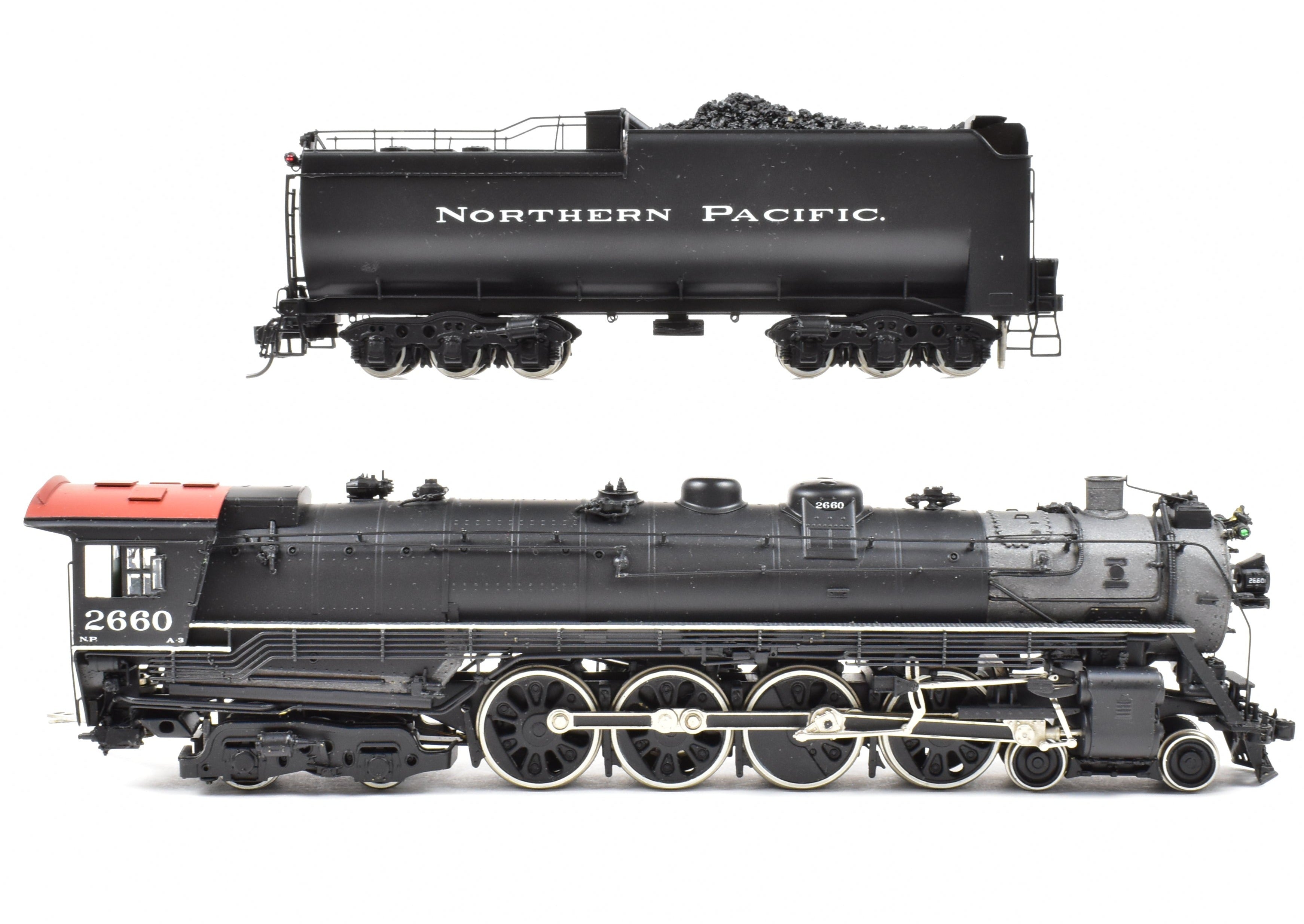 HO Scale Brass PFM - Fujiyama Northern Pacific 4-8-4 Class A-3 Pro-Painted Crown No. 2660
