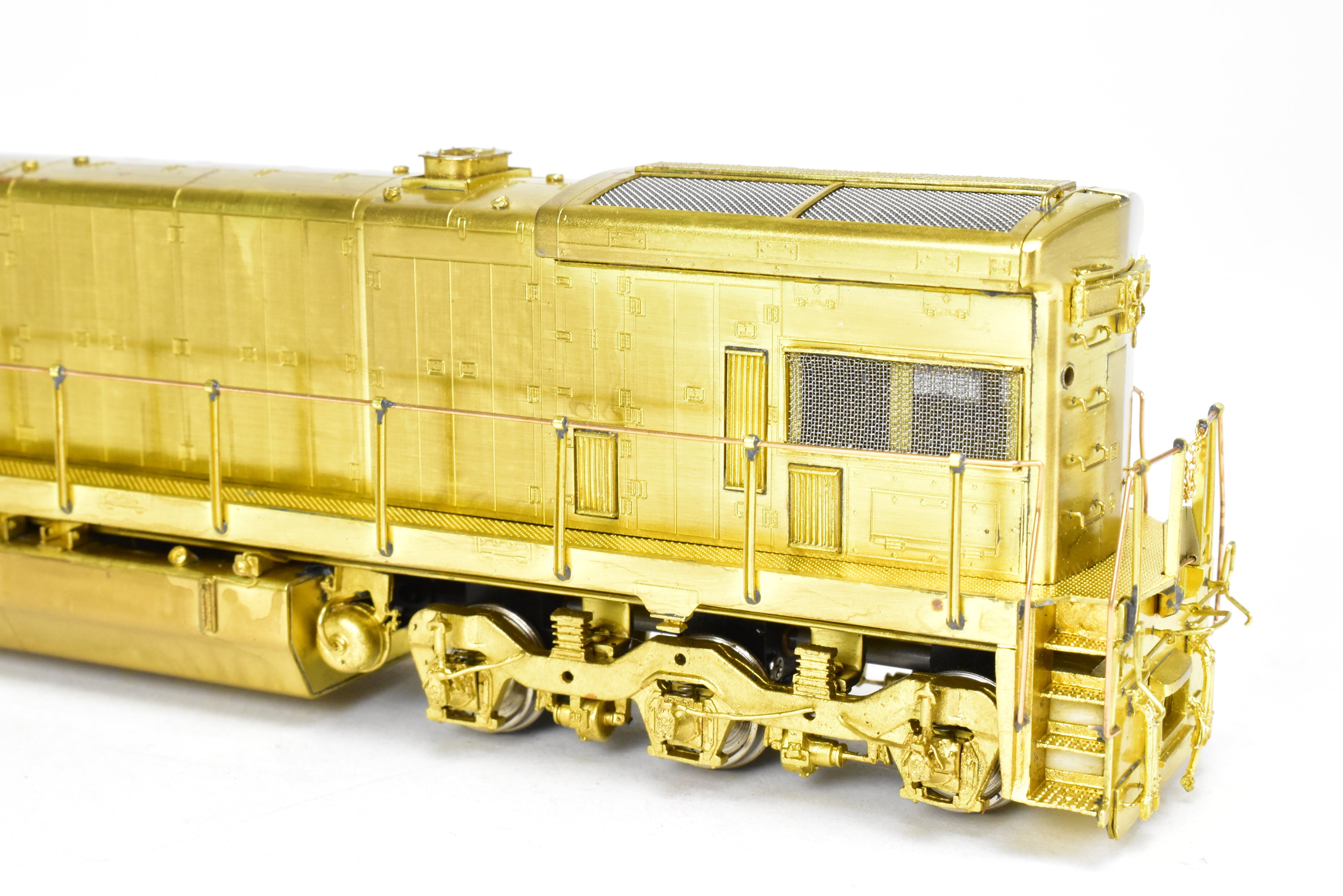 HO Brass OMI GE C30 - 7 2 - Window Locomotive with Anti - Climber (BN or ATSF)