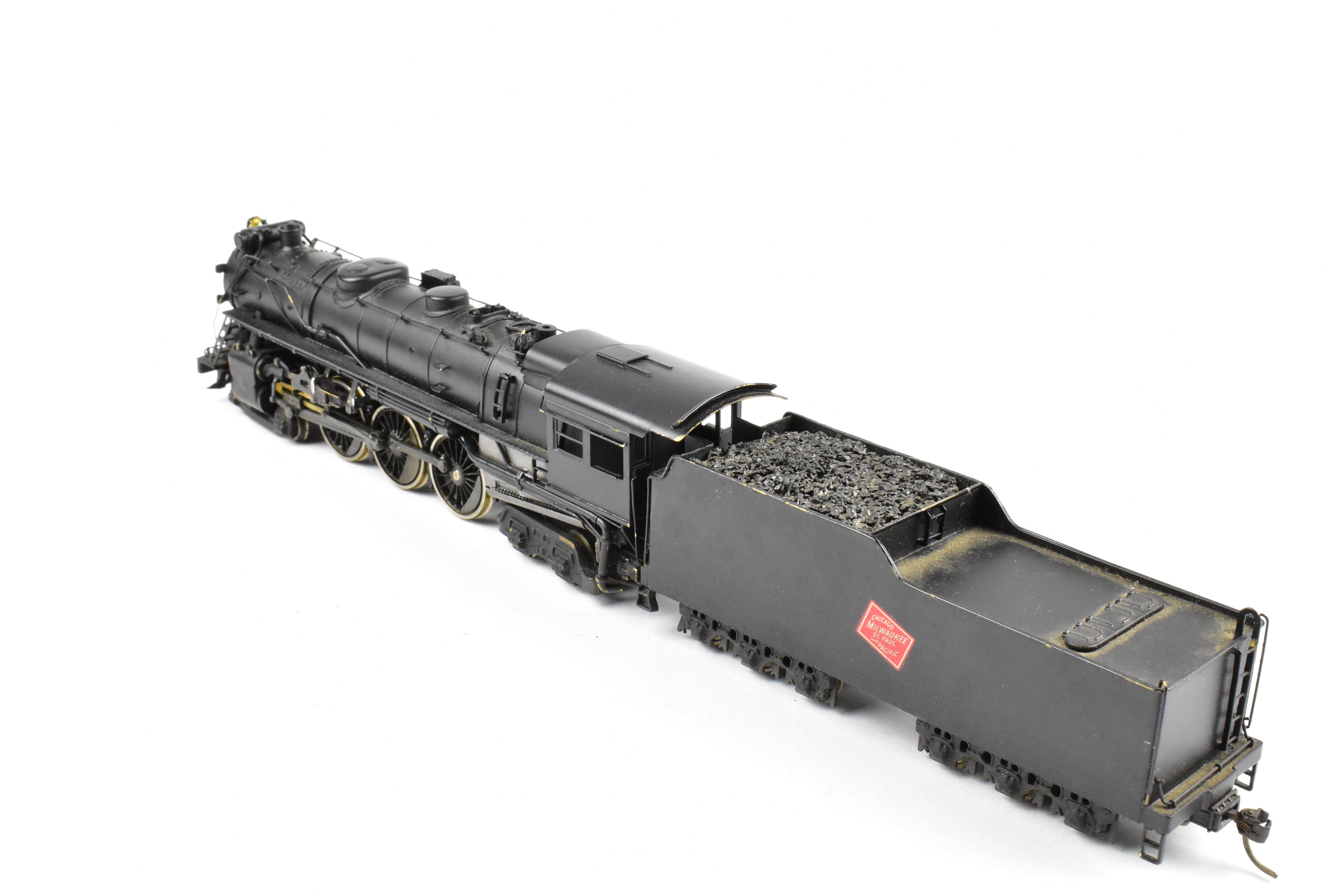 HO Scale Brass Model Train - Associated Hobby Manufacturers MILW (Milwaukee Road) Class F - 6 4 - 6 - 4 Baltic CP Locomotive