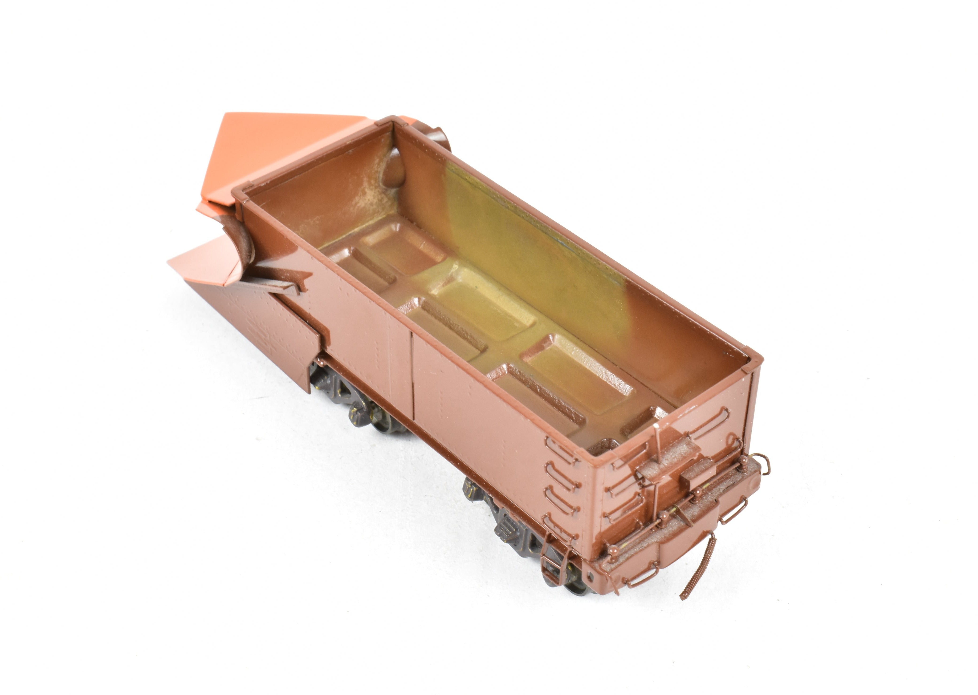HO Scale Brass Hallmark Models Custom - Painted Missouri Pacific Snow Plow Model