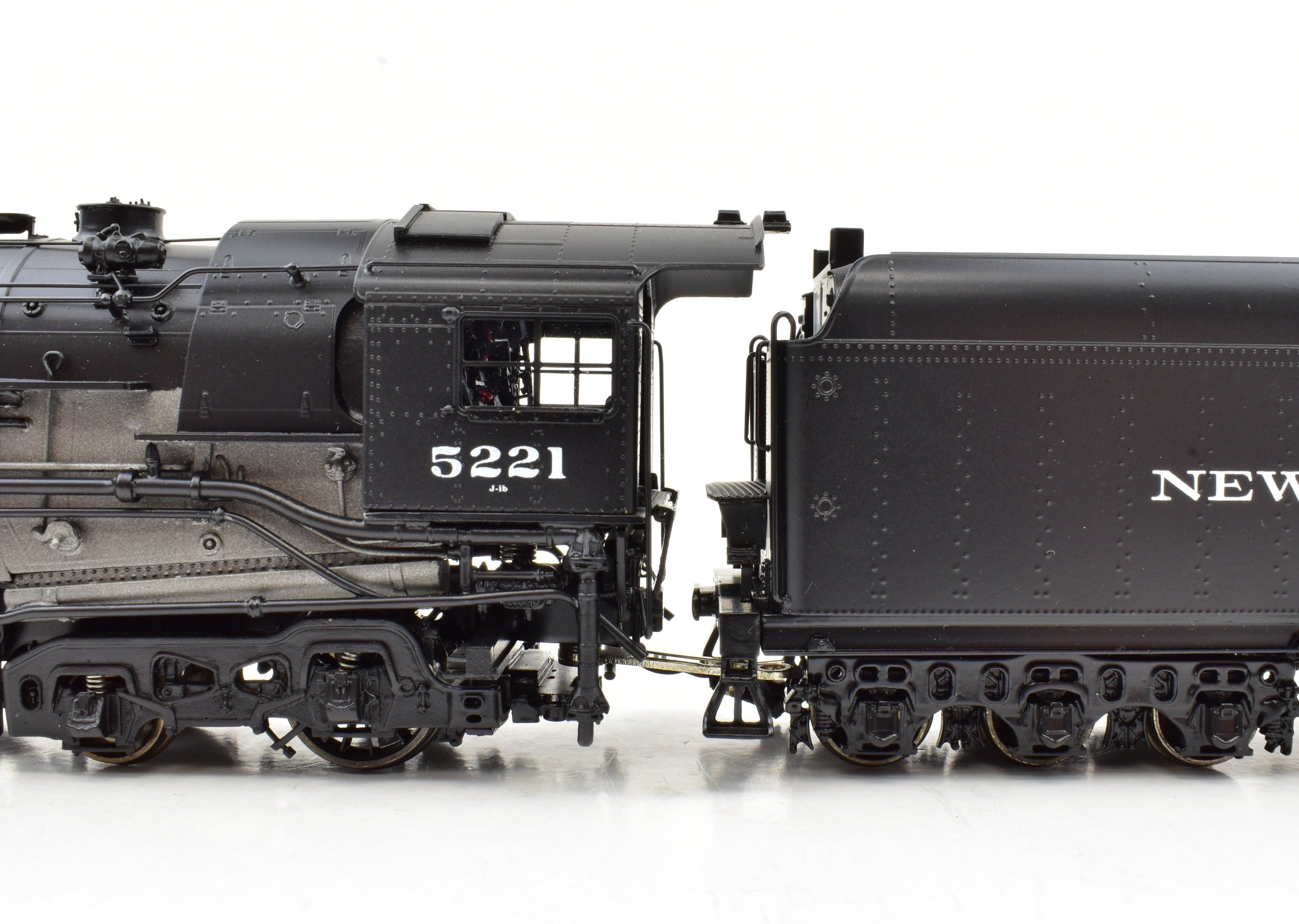 HO Scale Brass Model Train - Overland Models NYC (New York Central) J - 1b 4 - 6 - 4 Hudson FP Locomotive #5221
