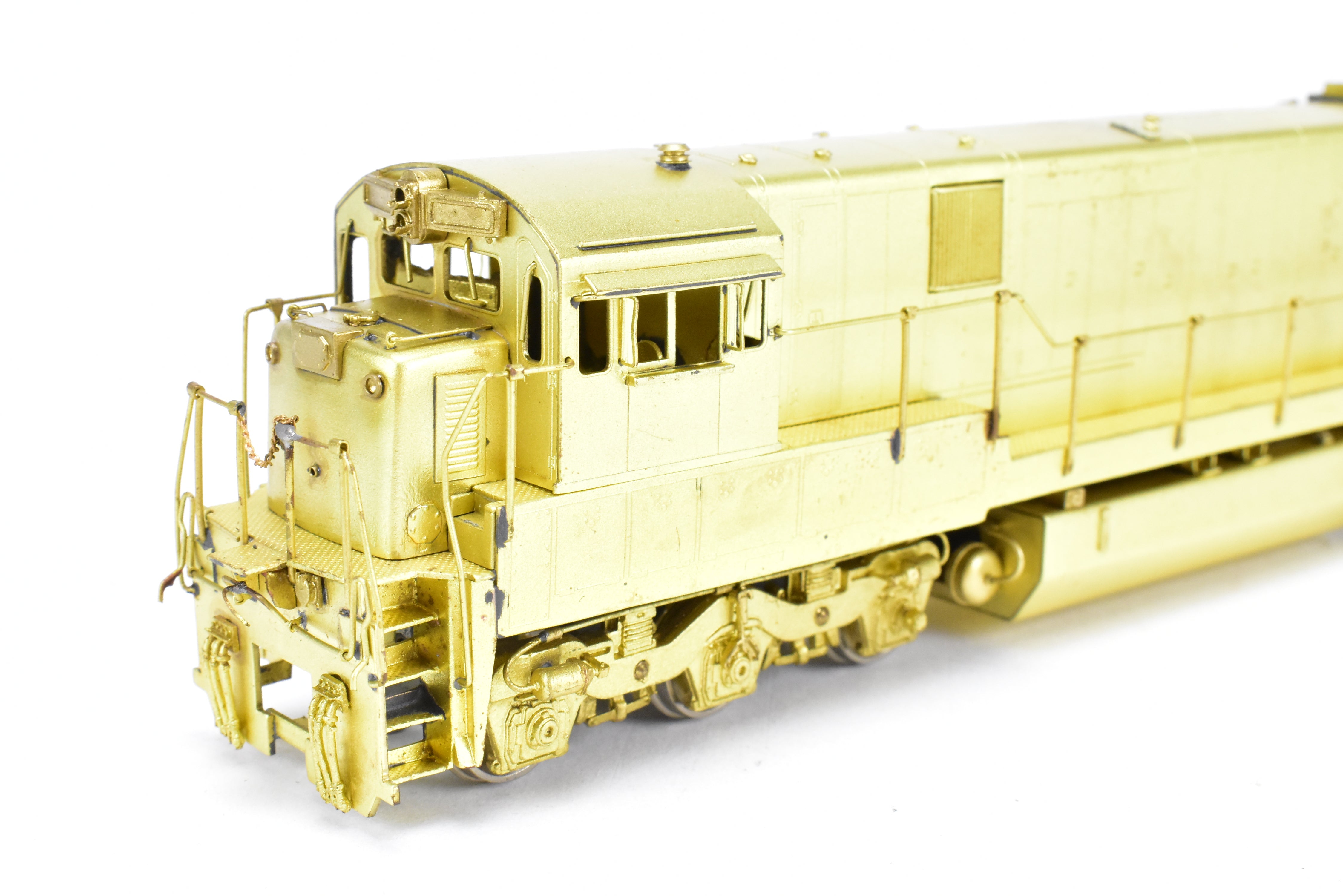HO Scale Brass Model Train Locomotive - Overland Models Inc. GE C30 - 7 Four Window Cab for Various Roads