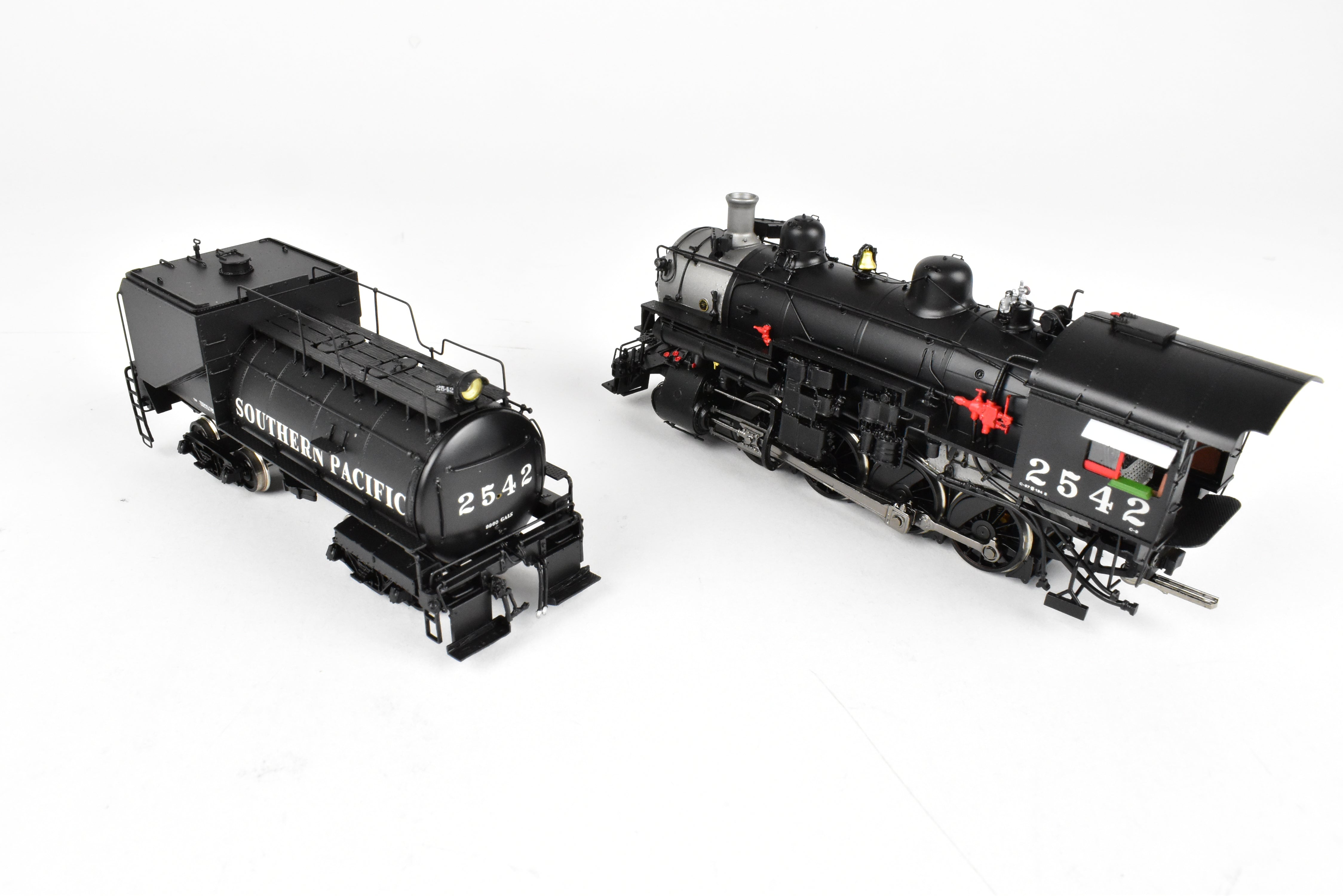 High - Quality HO Scale Brass Steam Locomotive - Challenger Imports SP Southern Pacific Class C - 9 2 - 8 - 0 Front Pilot Engine #2542