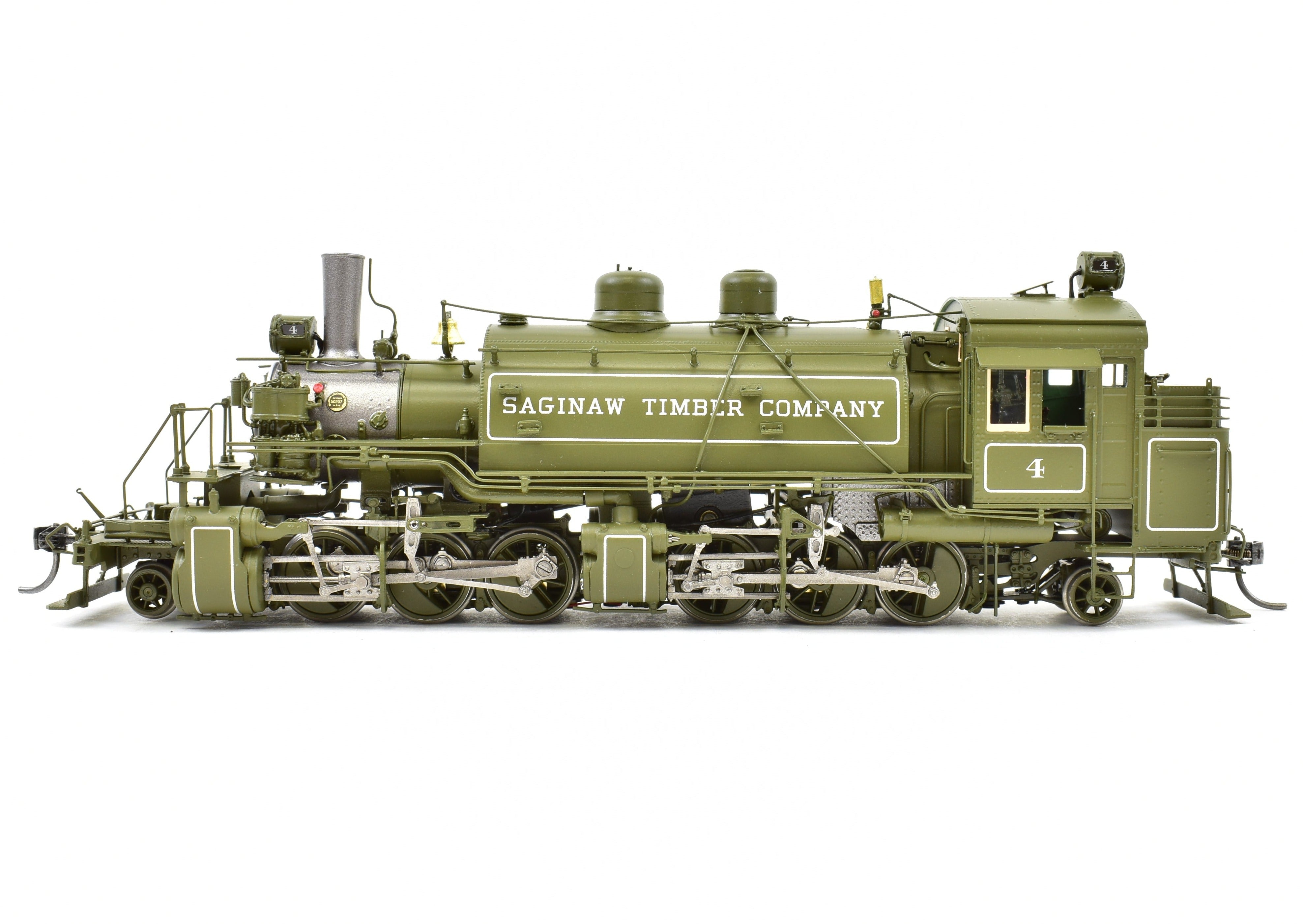 HO Scale NEW Brass DVP - Division Point Saginaw Timber Company #4 2-6-6-2T Baldwin Logging Mallet Locomotive Model - The Last One Available