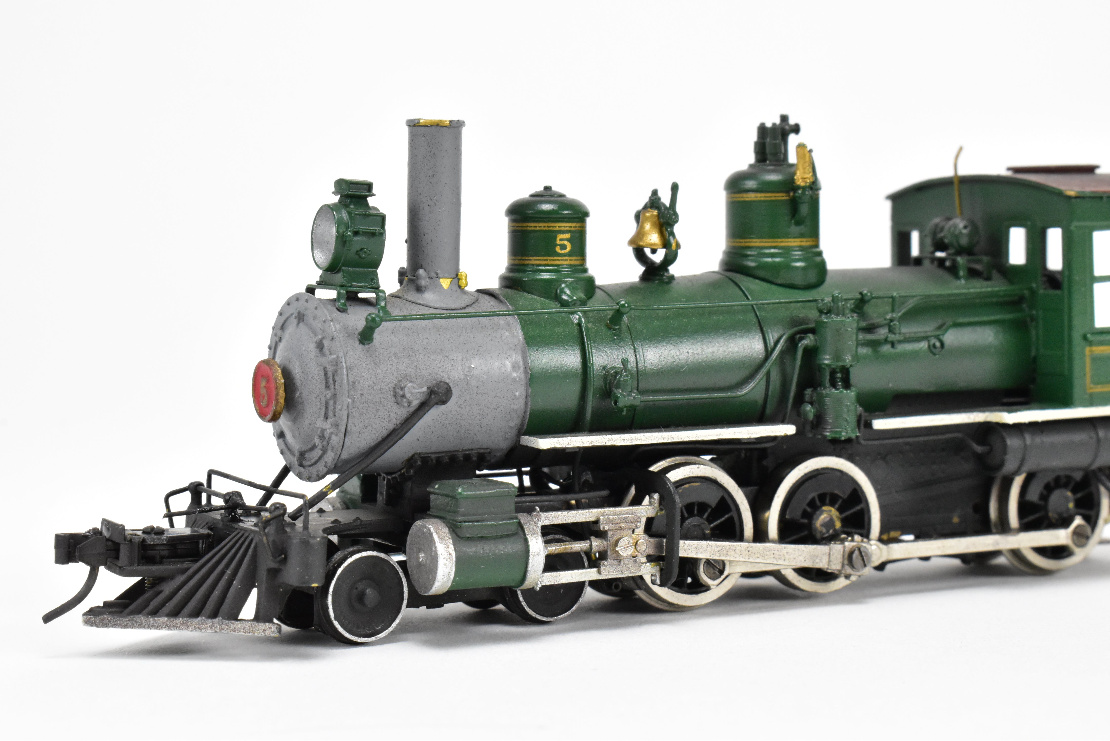 HOn3 Scale Brass Balboa D&RGW - Denver & Rio Grande Western T-12 4-6-0 Custom Built Locomotive with CP Private Road SG&S #5 and FED Tender, Featuring Can Motor Upgrade (AS-IS Condition)