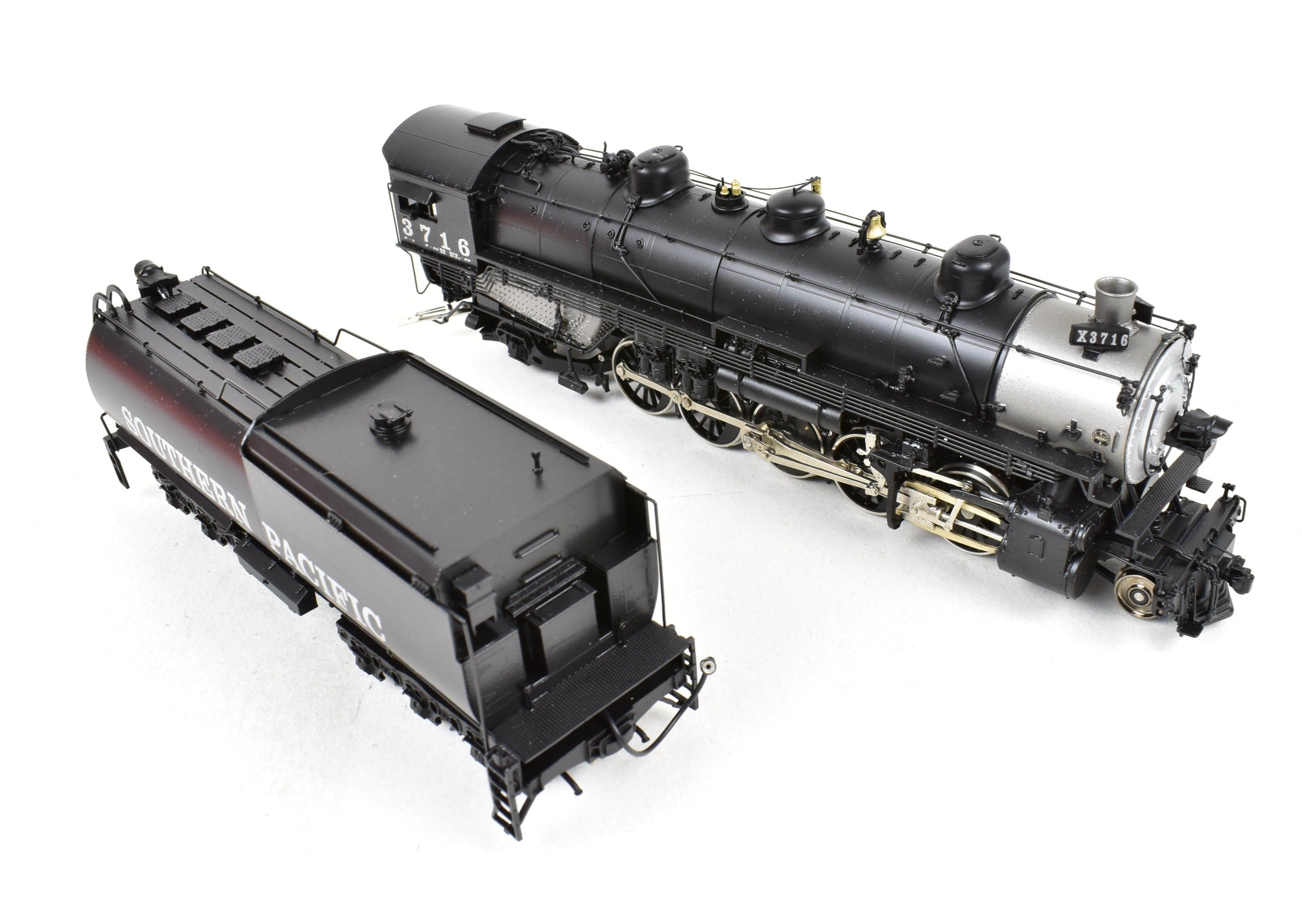 HO Scale Brass Precision Scale Co. Southern Pacific F-4 2-10-2 Factory Painted Locomotive Model No. 3716