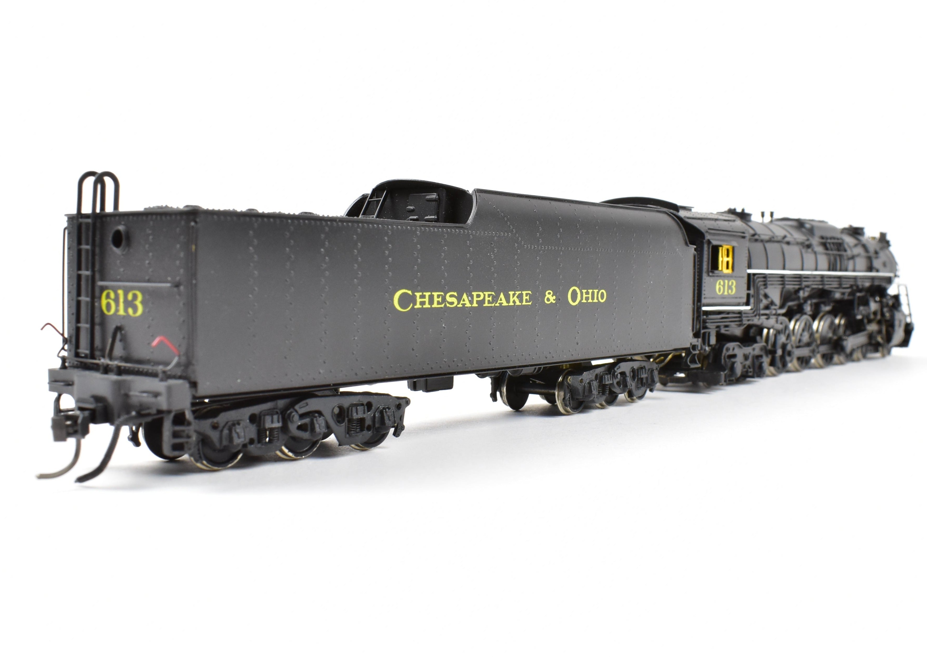 HO Scale Brass Gem C&O Chesapeake & Ohio 4-8-4 J-3a No. 613 Custom Painted