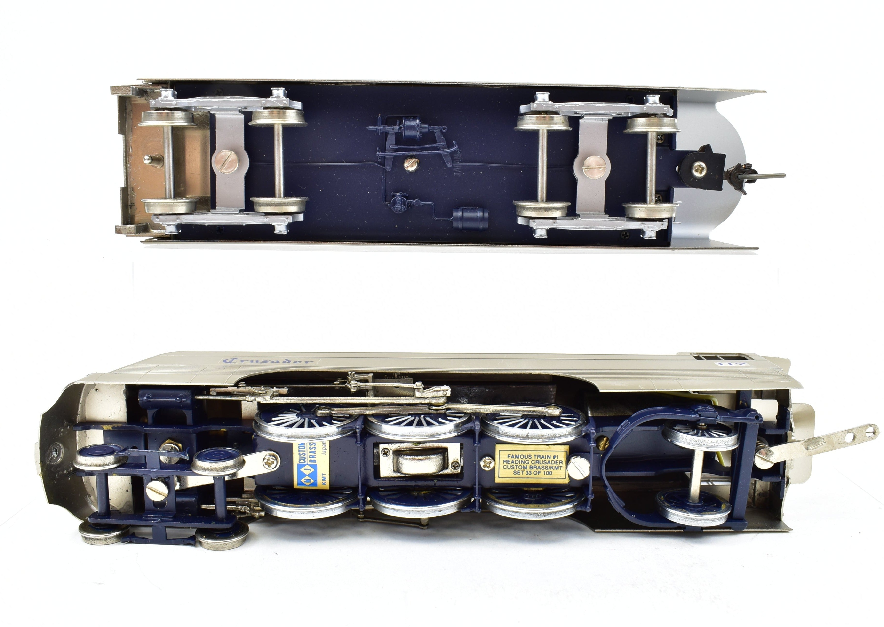 HO Scale Custom Brass Reading G-1b 4-6-2 Crusader Famous Train #1 FP Model by NJ Custom Brass