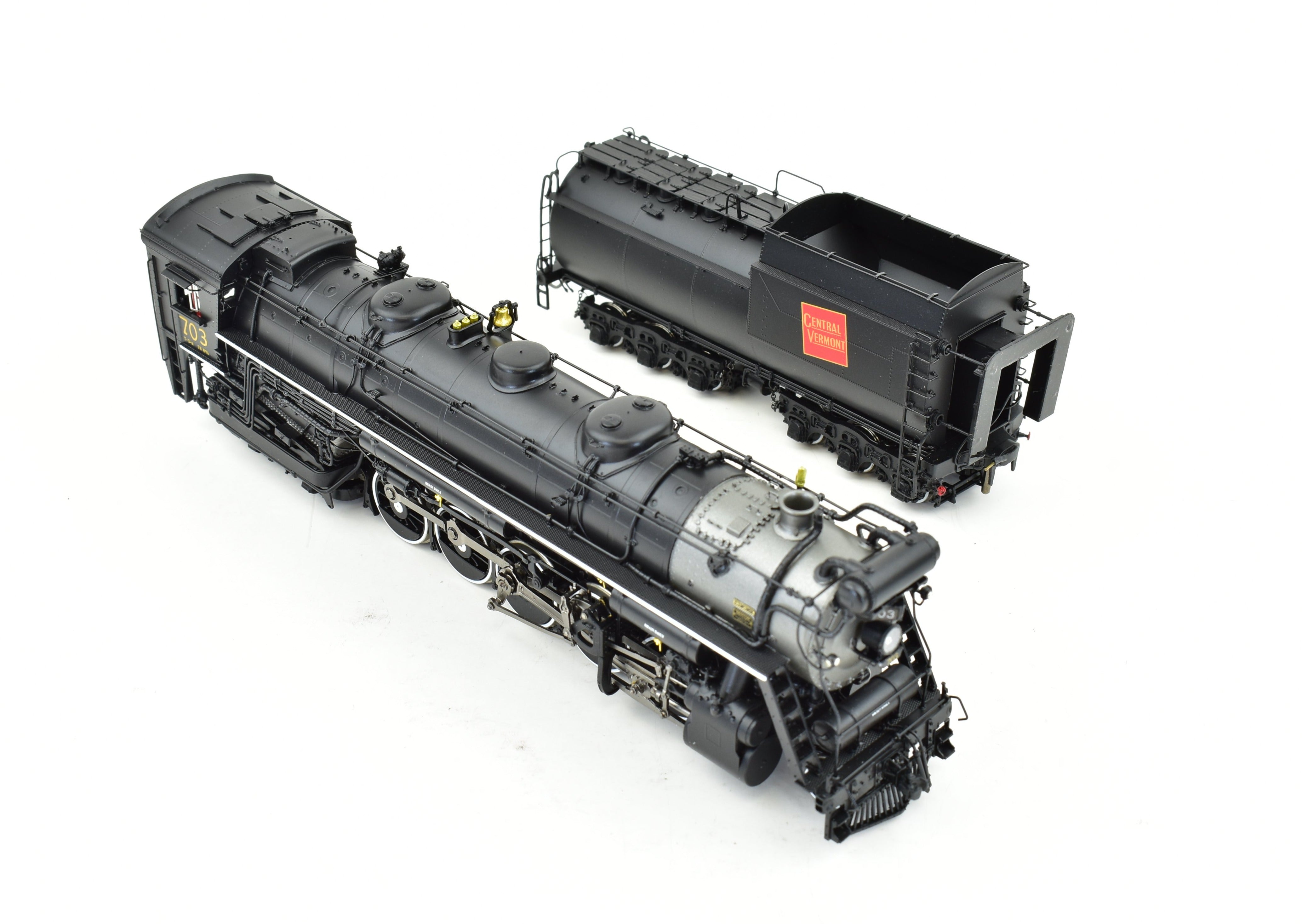 HO Scale Brass Division Point CV Central Vermont T3a 2-10-4 FP #703 Model
