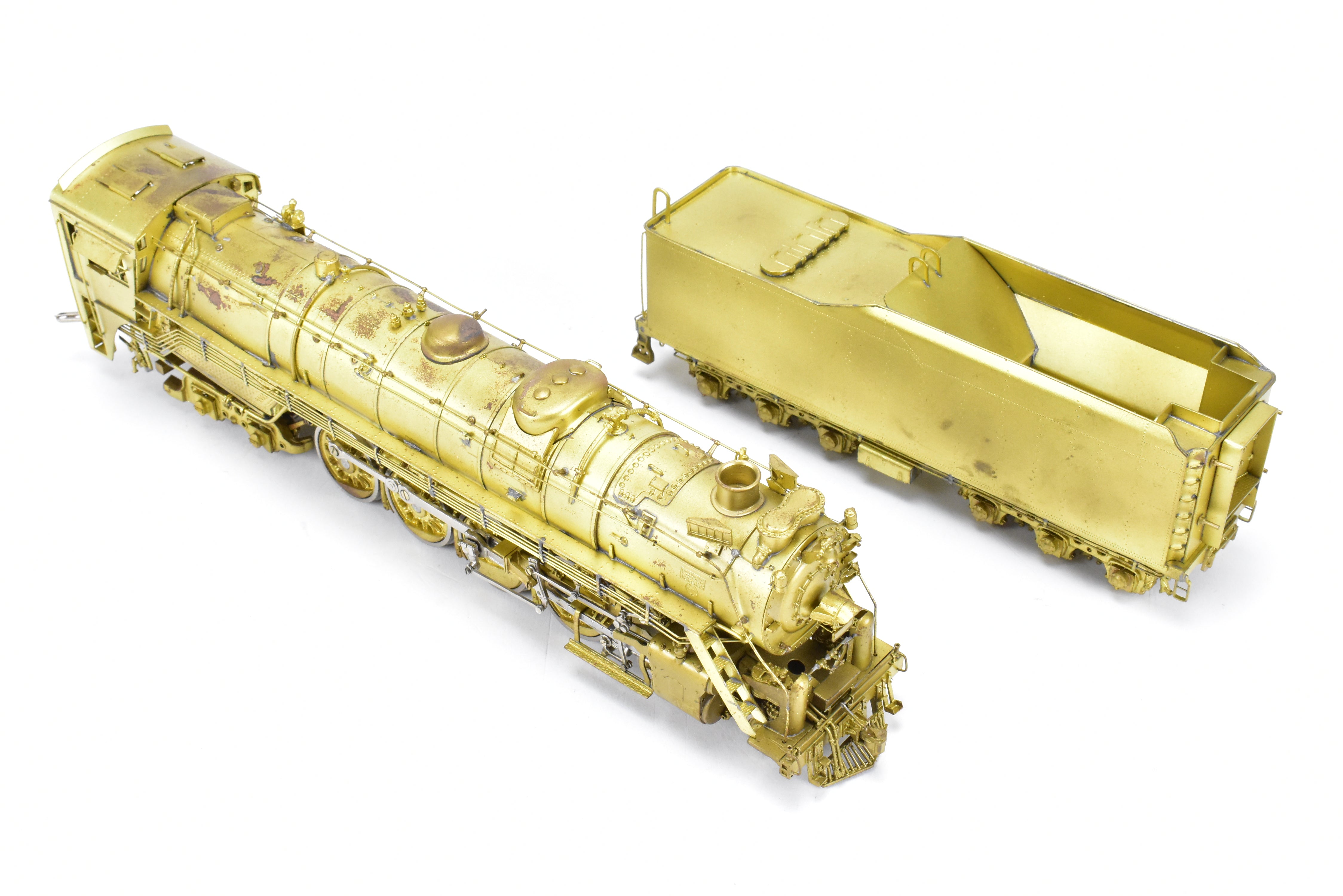 HO Scale Brass Key Imports D&RGW - Denver & Rio Grande Western M-68 4-8-4 Northern Model Train for Collectors