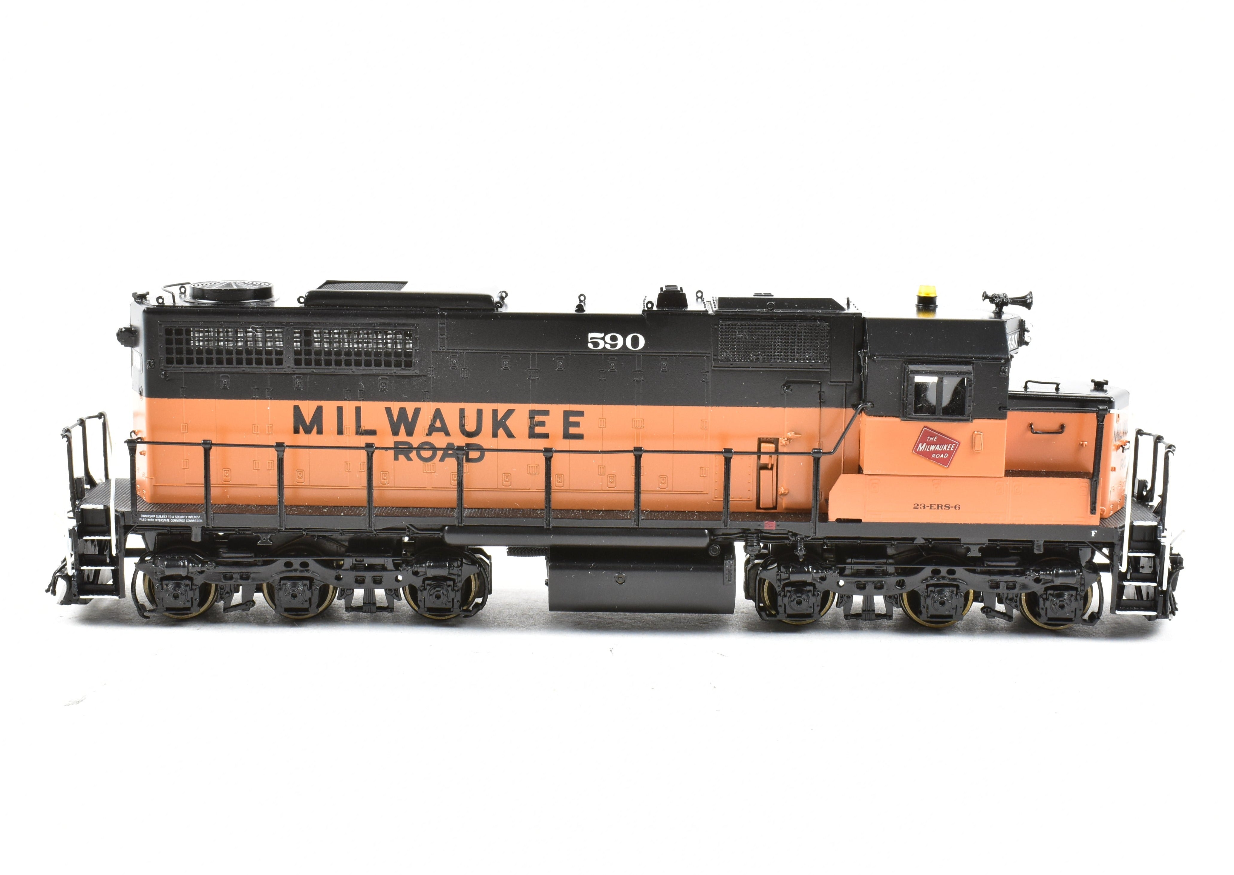 HO Scale Brass Locomotive - Overland Models, Inc. MILW - Milwaukee Road EMD SDL39 Factory Painted and Numbered 590