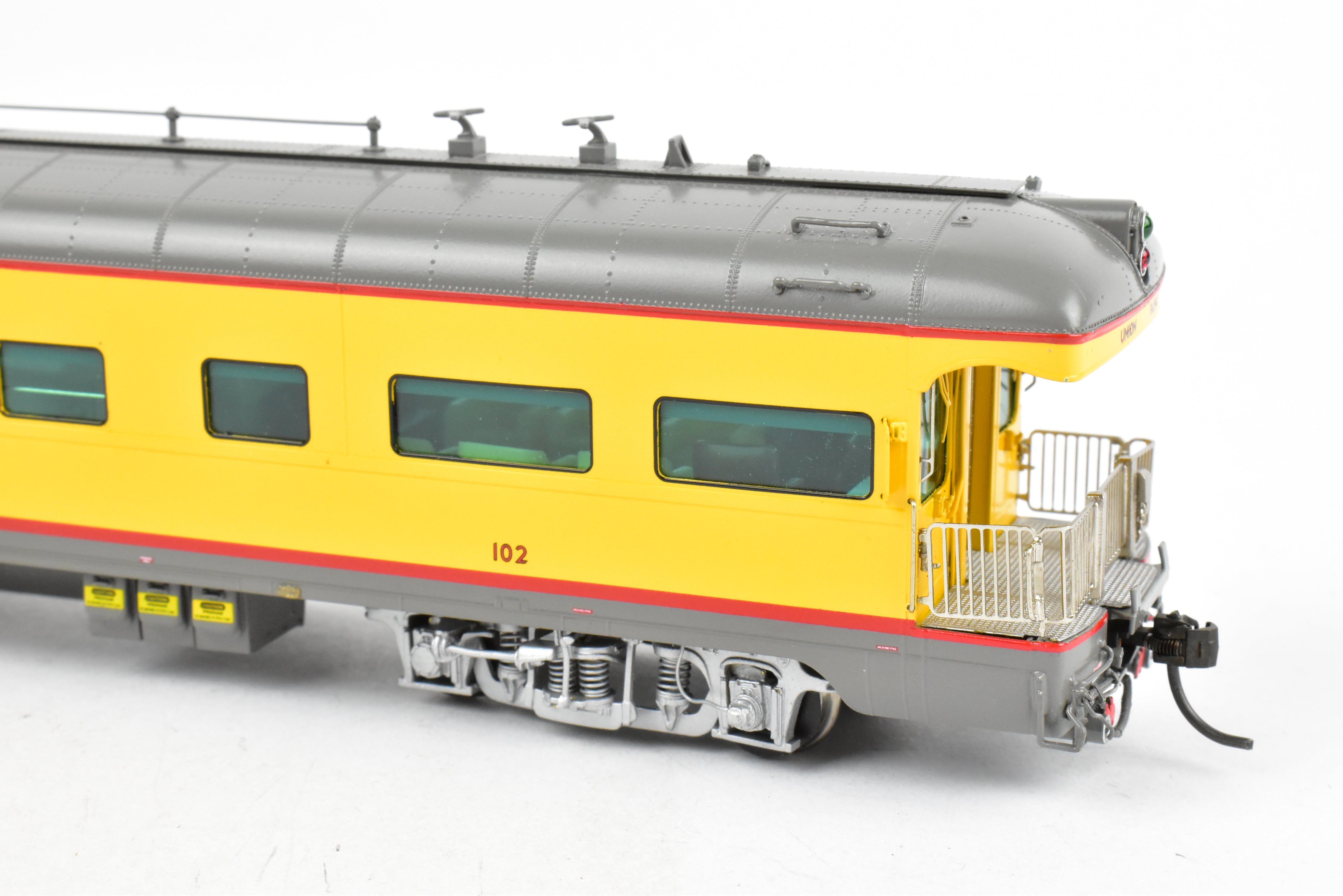 HO Brass OMI - Overland Models Union Pacific St Louis Business Car FP 102 w/Lights