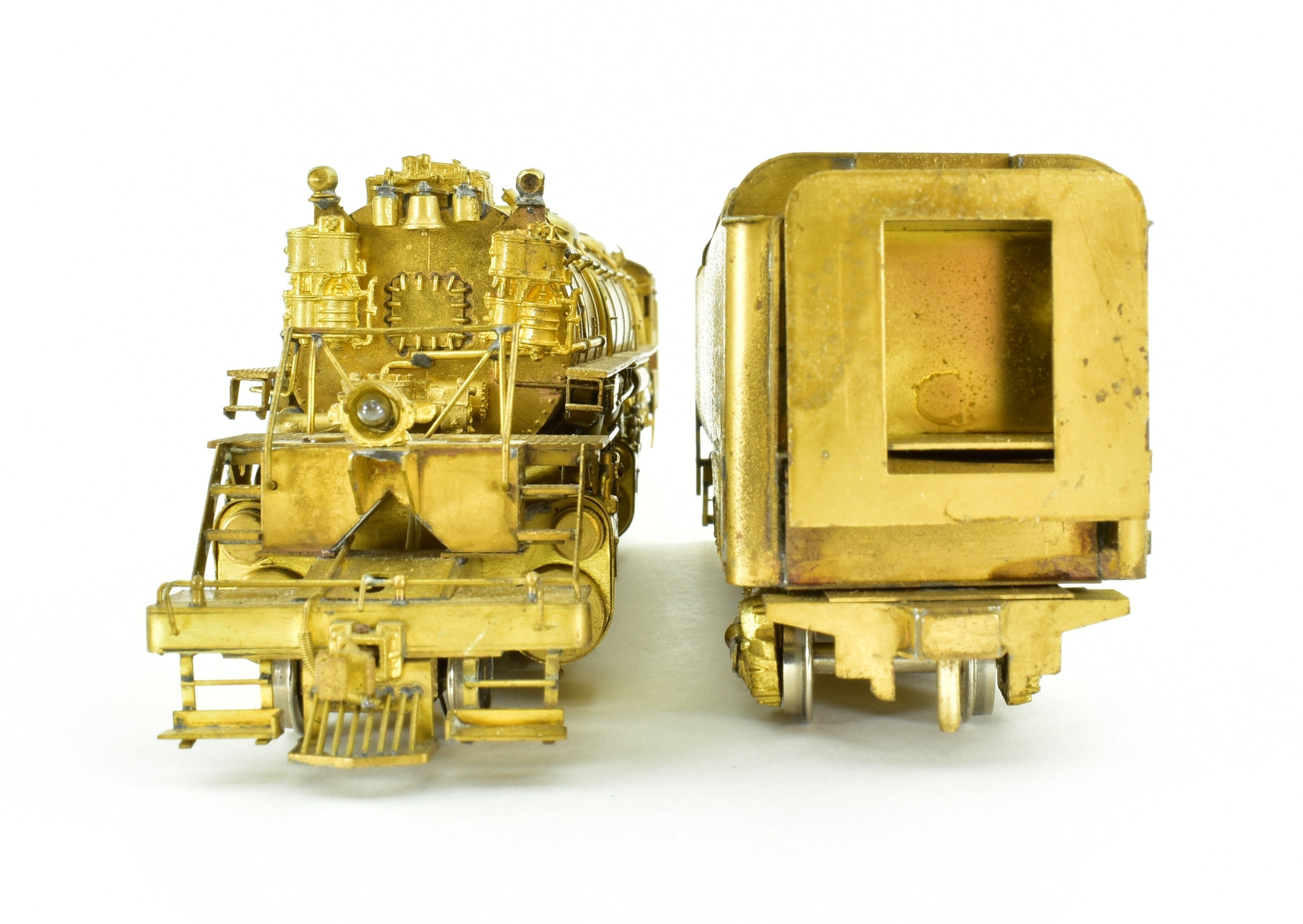 HO Scale Brass Pacific Fast Mail (PFM) Model - Toby Brand Duluth, Missabe, & Iron Range 2-8-8-4 Yellowstone Steam Locomotive Handcrafted in 1960