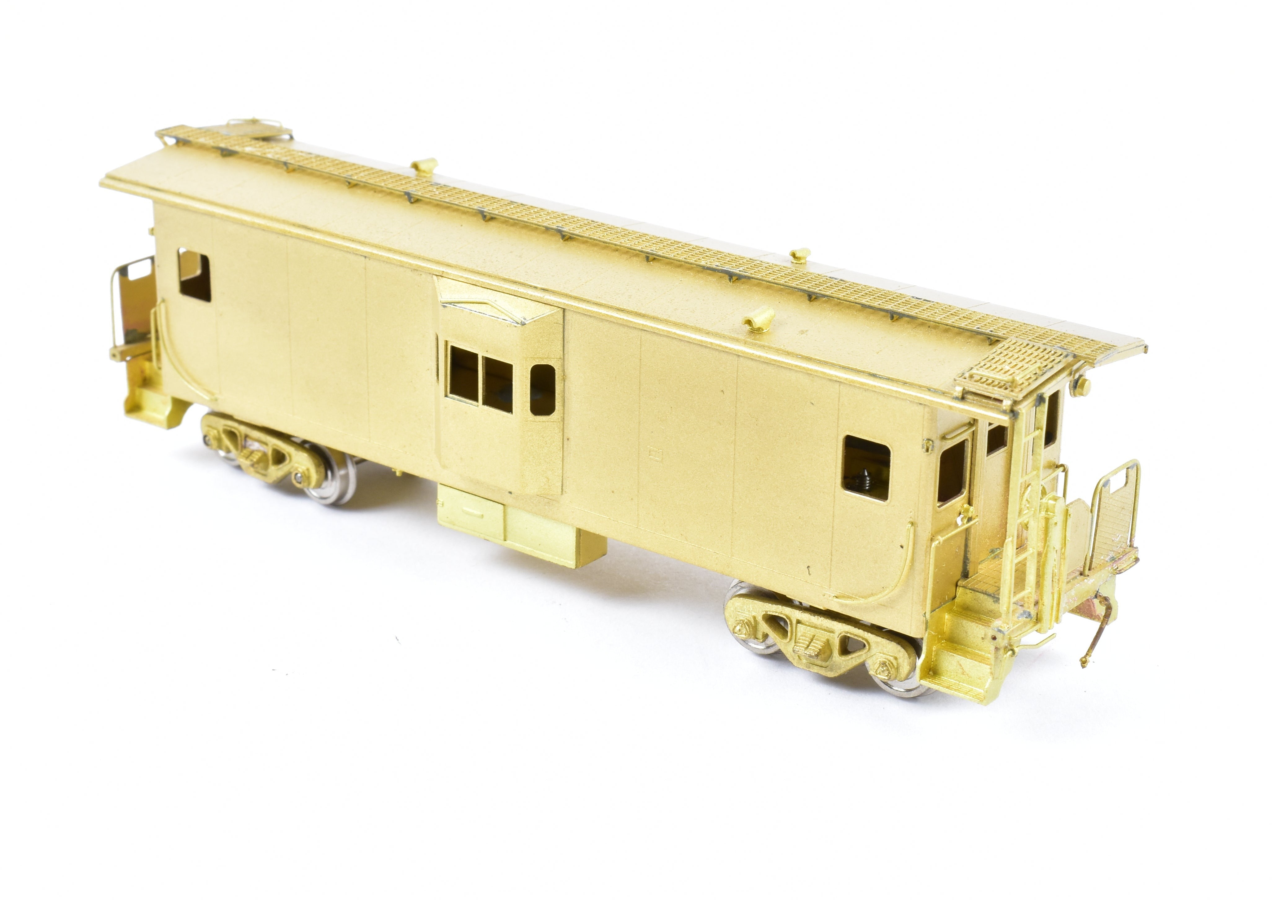 HO Scale Brass Model of the Oriental Limited Great Northern Bay Window Caboose