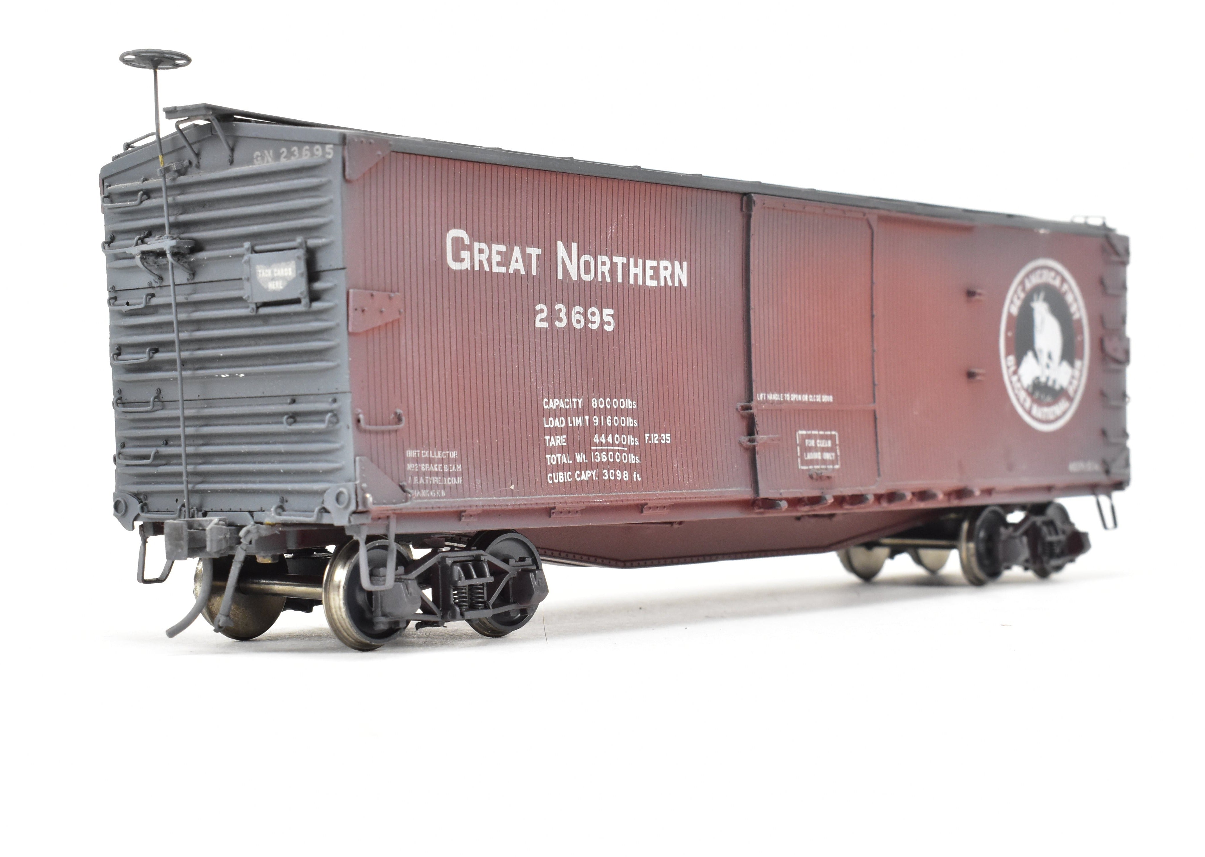 O Scale Chooch Ultra Scale GN Great Northern 40' USRA OB Wood Boxcar Pro-built #23695