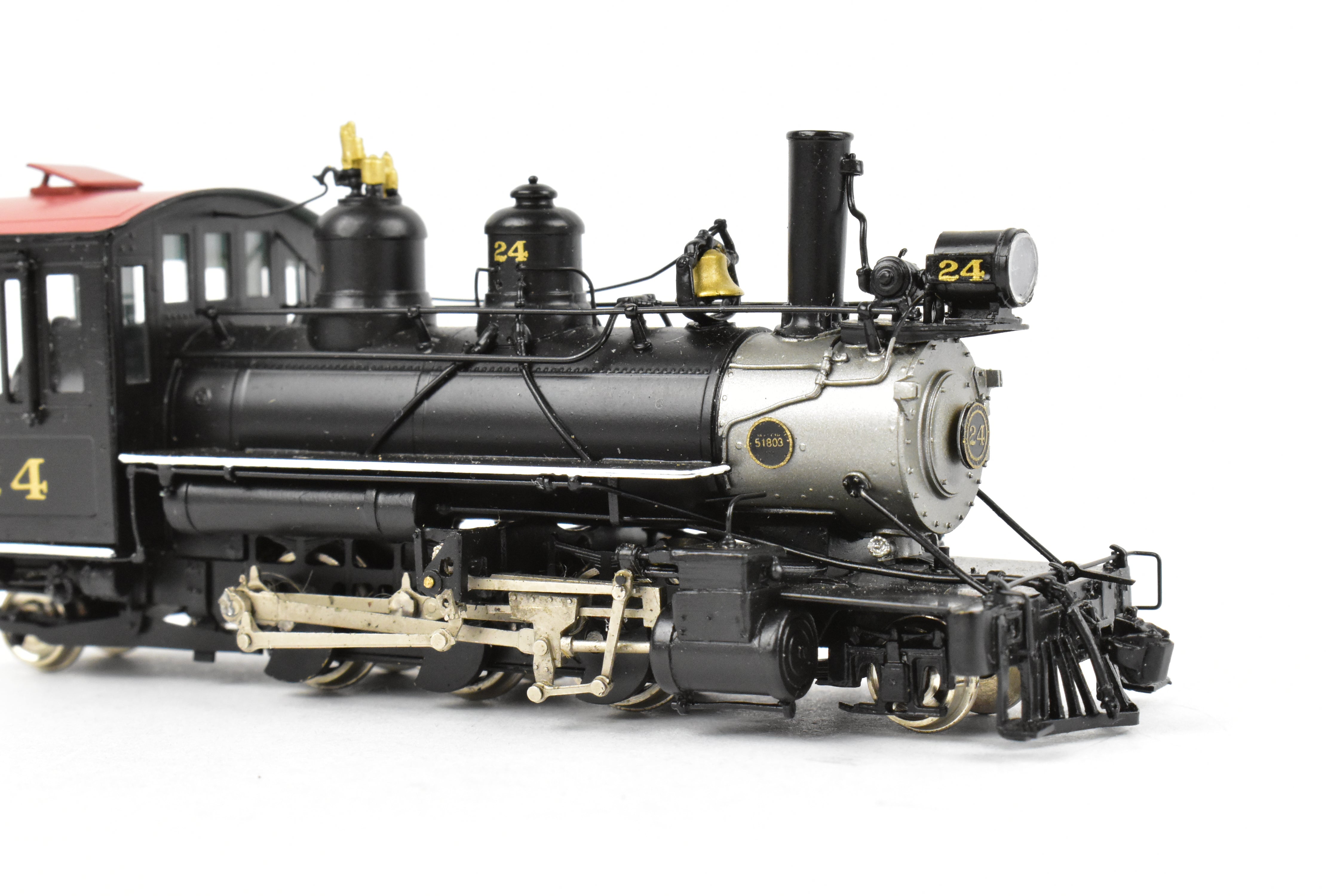 HOn30 Scale Brass Model Train & Trooper of Sandy River & Rangeley Lakes #24 2-6-2 FP - Ideal for Maine Narrow Gauge Enthusiasts