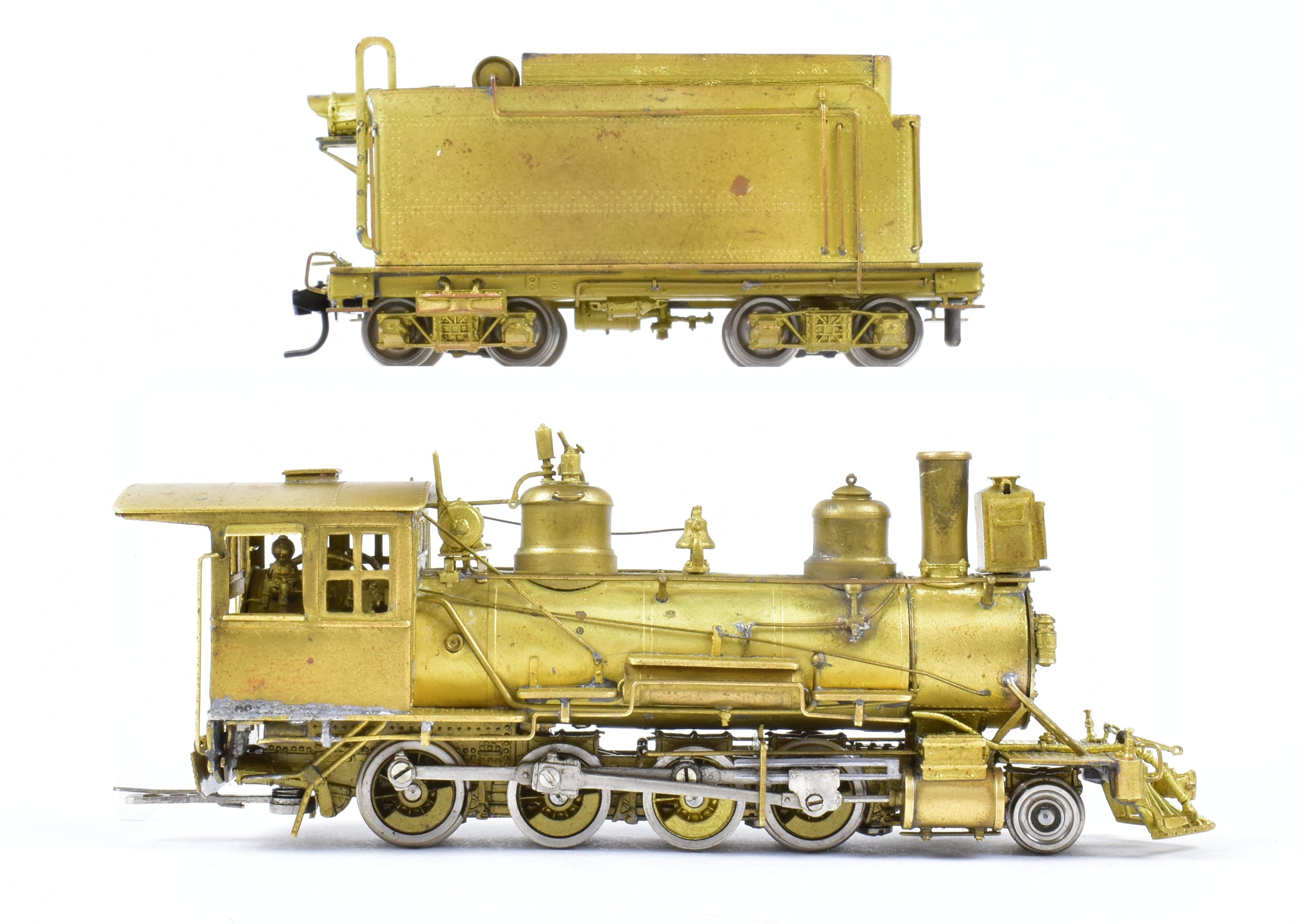 HOn3 Scale Brass Model Train - Key Imports RGS Rio Grande Southern C - 17 No. 42 2 - 8 - 0 Consolidation with Re - Motored Mechanism