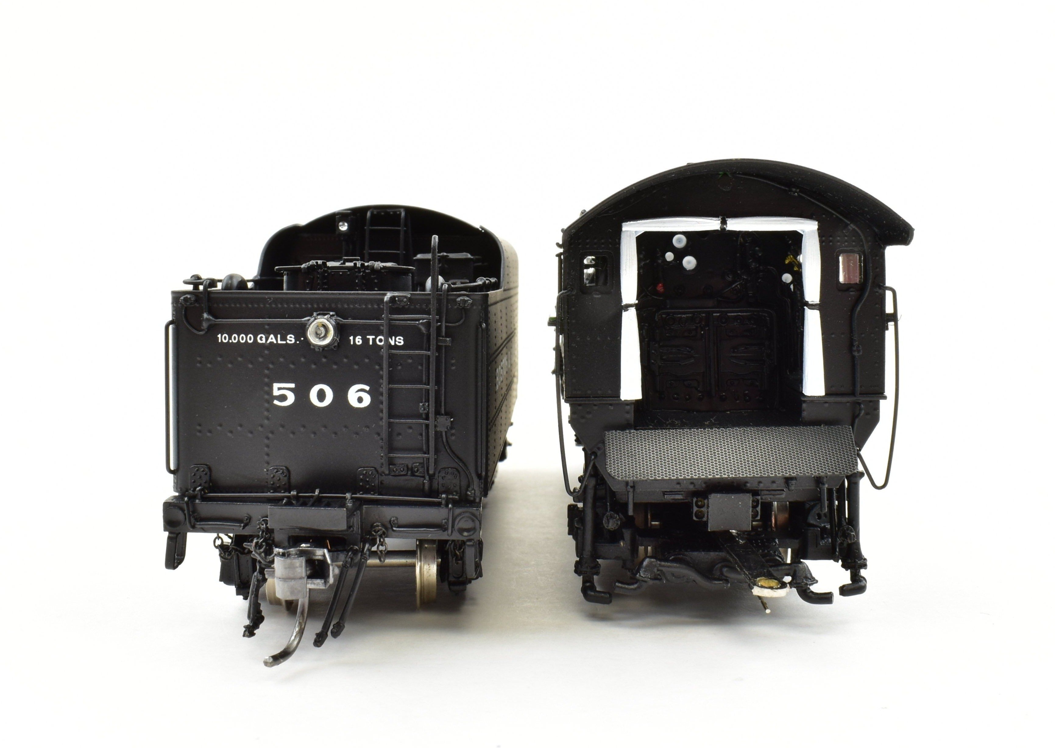 HO Scale Brass Imported Boston & Albany K-3n 4-6-2 Pacific Steam Locomotive Model Factory Painted as #506 without Lights by Key Imports