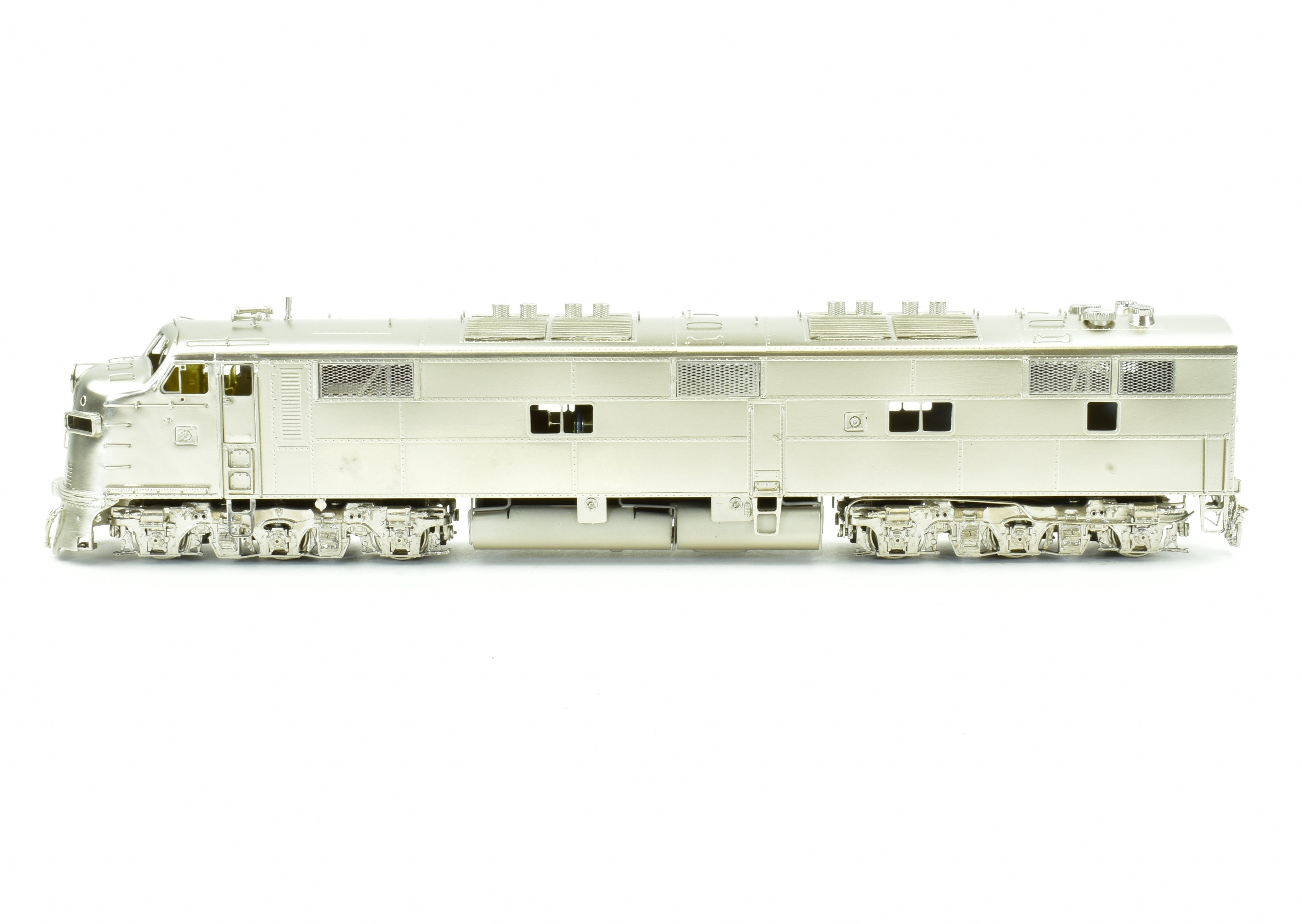 HO Scale Brass Model Train - Overland Models, Inc. CB&Q - Burlington Route EMD E7A Factory Plated Locomotive from 1966 Era