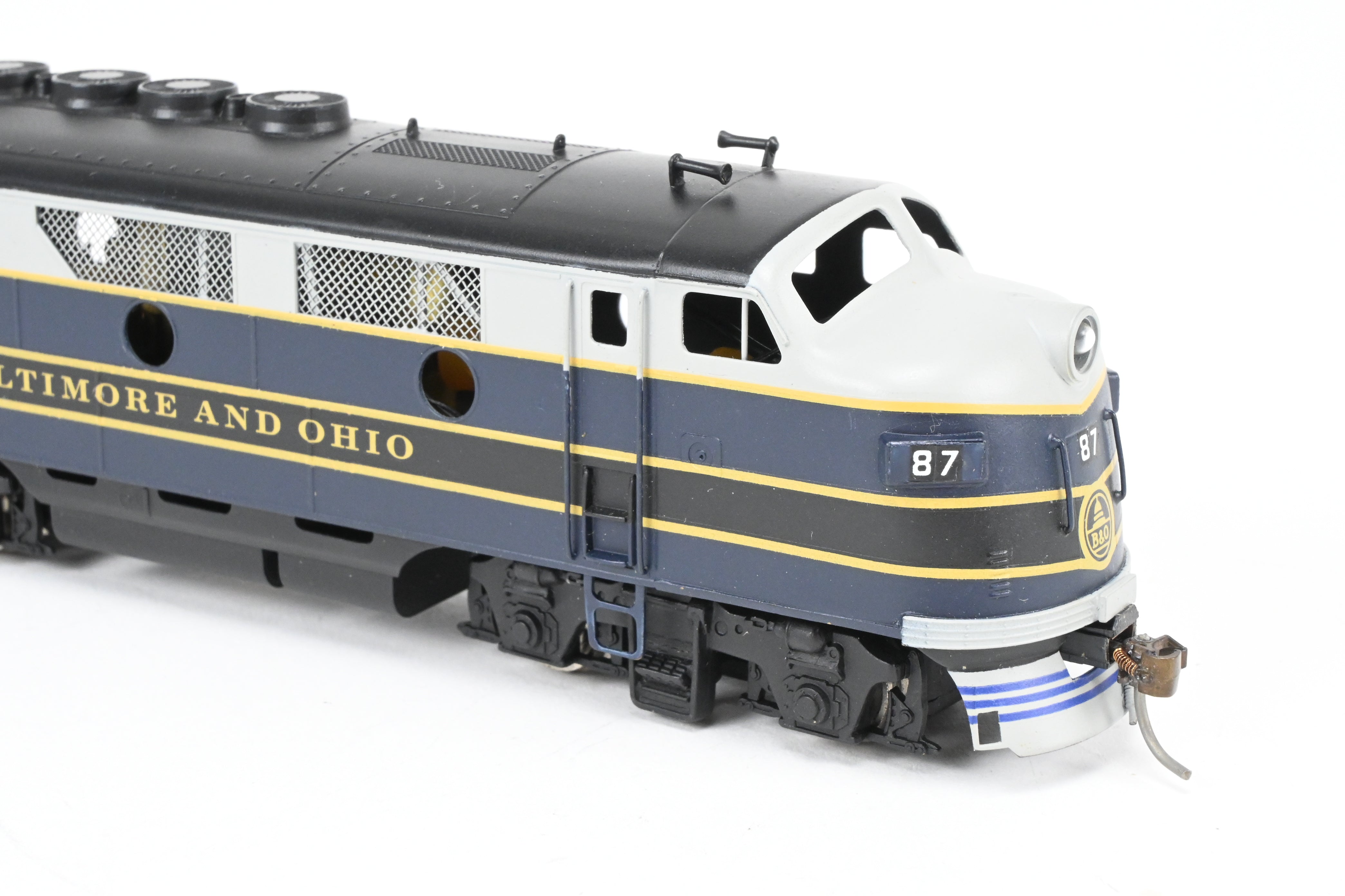 HO Scale Brass Hallmark B&O EMD F3 A/B Set - Powered A, Unpowered B